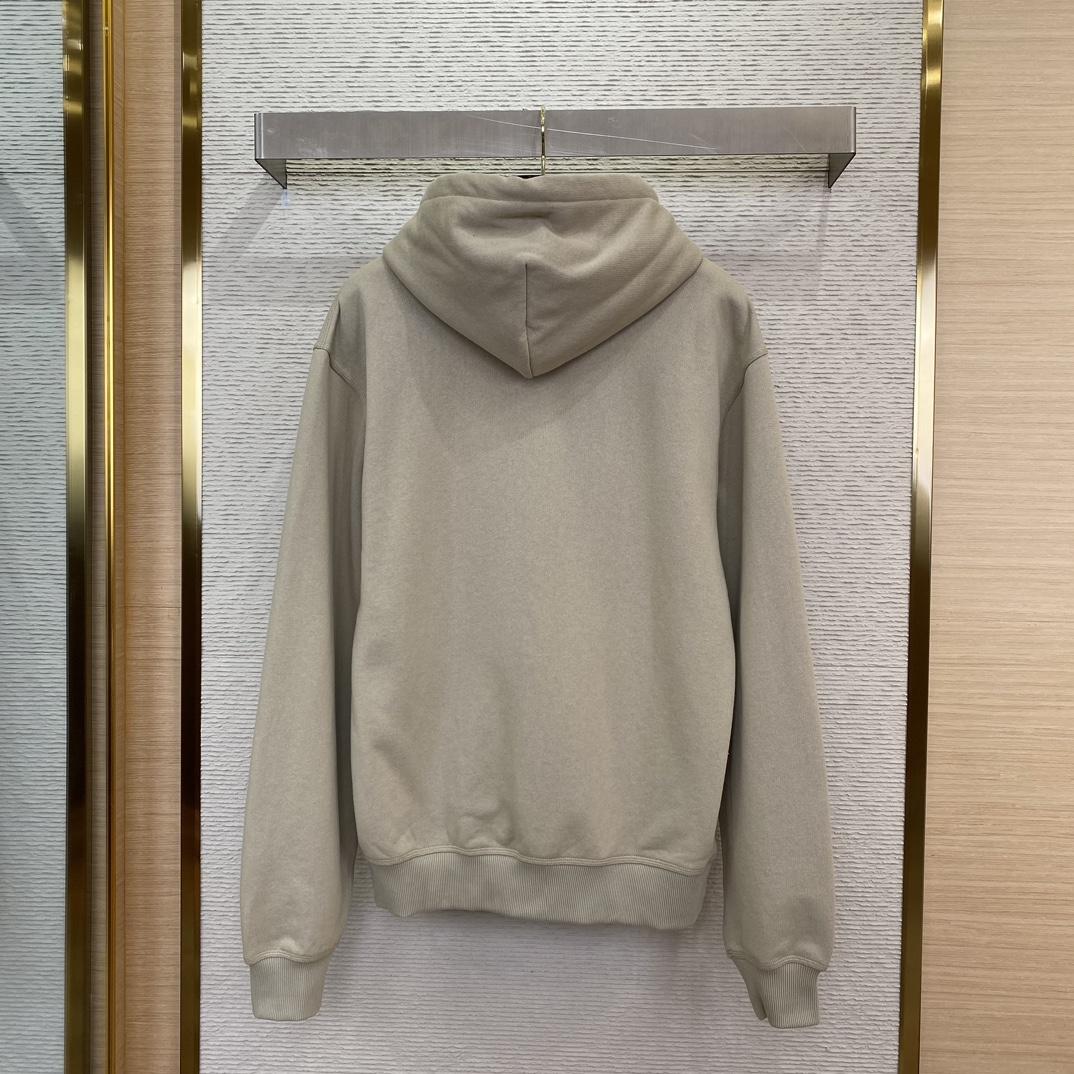 Burberry Cotton Blend Zip Hoodie - FashionPlug