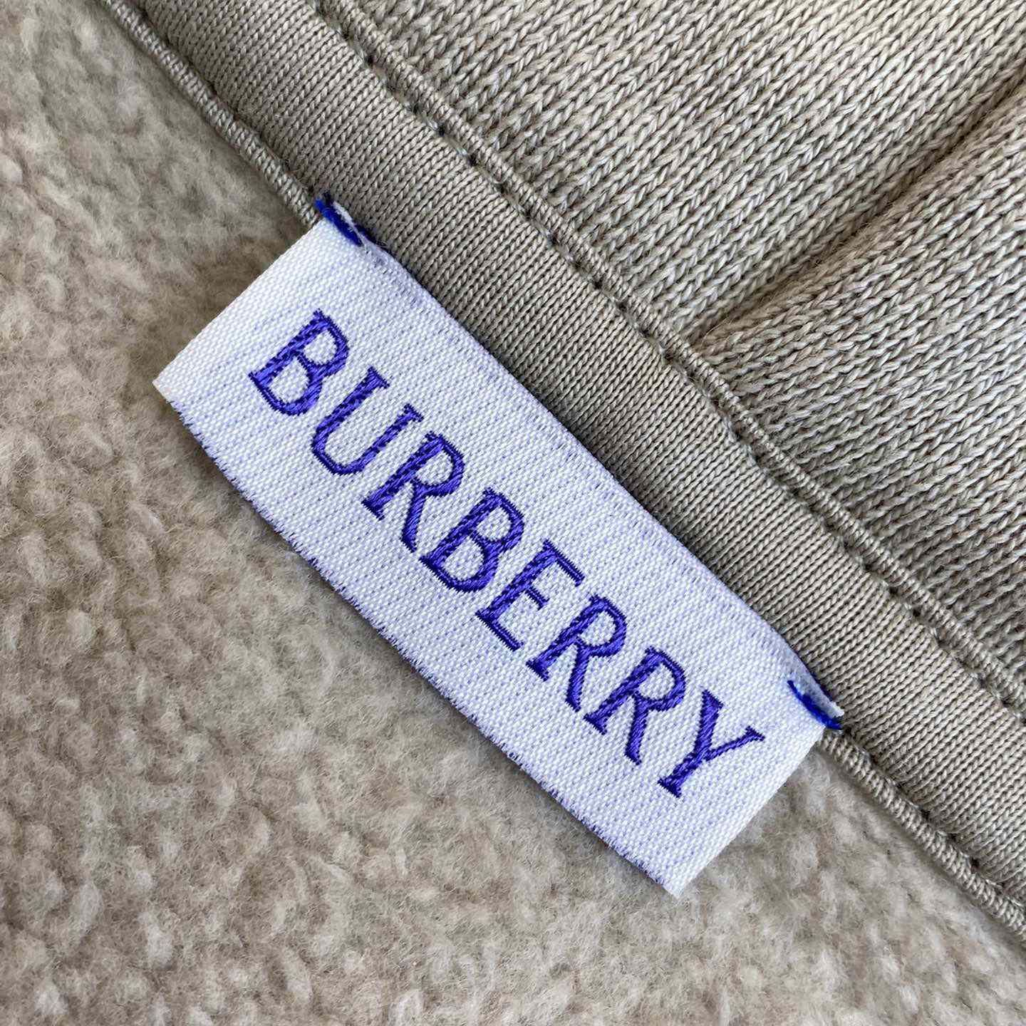 Burberry Cotton Blend Zip Hoodie - FashionPlug