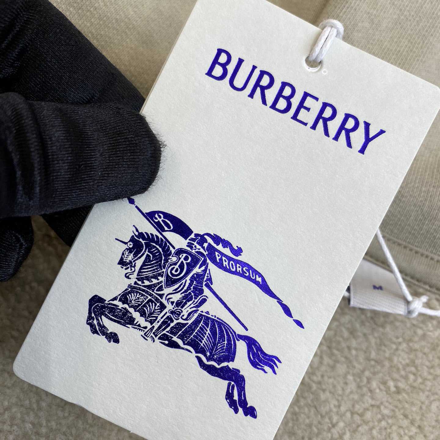 Burberry Cotton Blend Zip Hoodie - FashionPlug