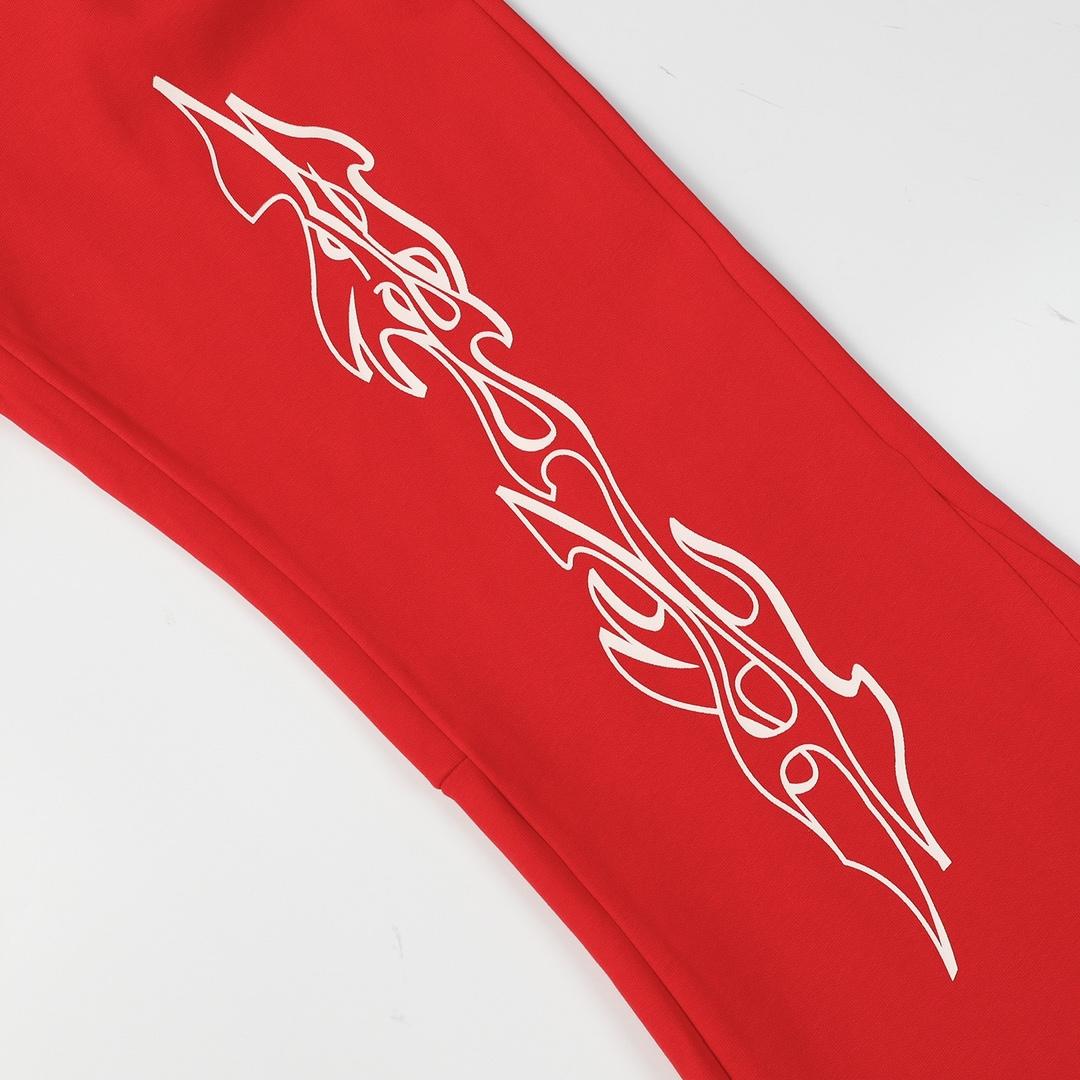 Hellstar Studios Racer Flare Sweatpants - FashionPlug