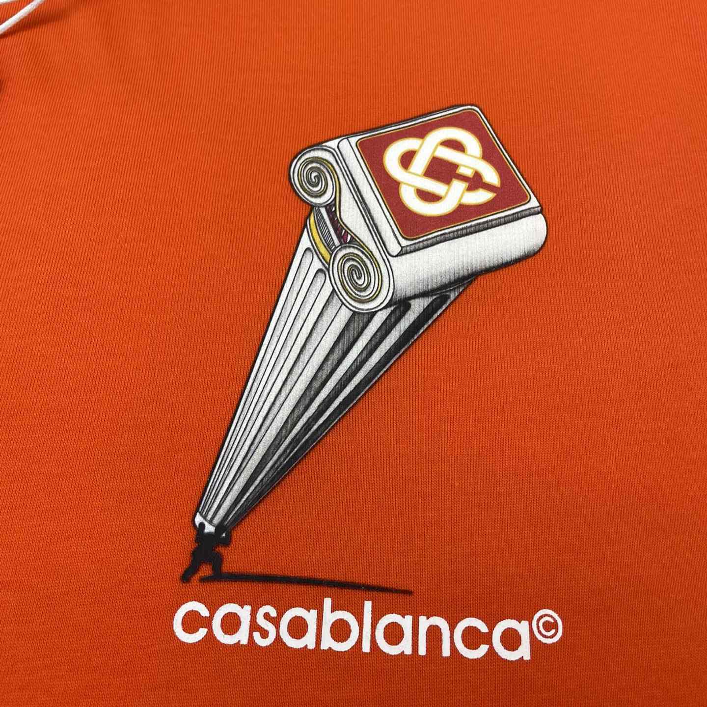 Casablanca Leaning Column T-Shirt   C907 - FashionPlug