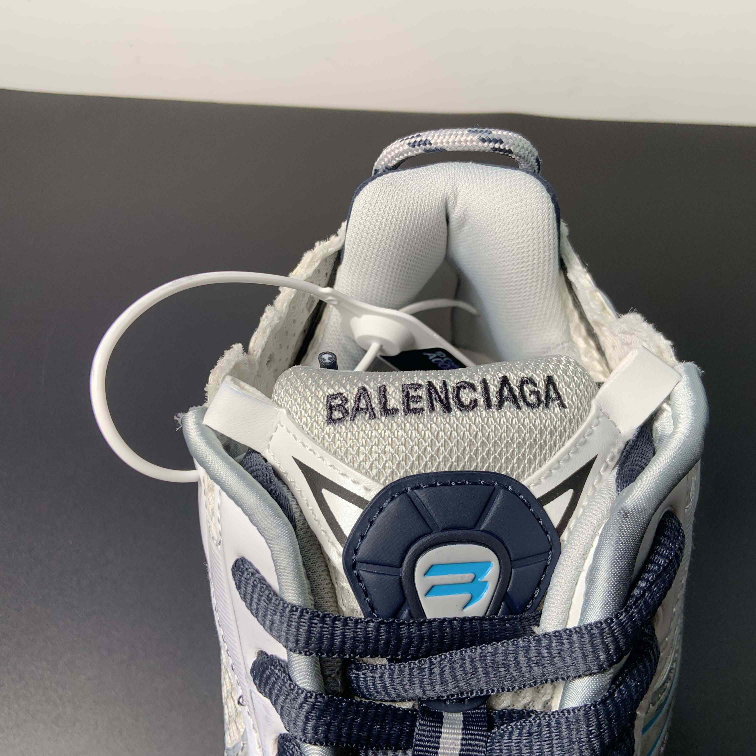 Balenciaga Runner Sneaker In Light Beige/grey/pink/blue - FashionPlug