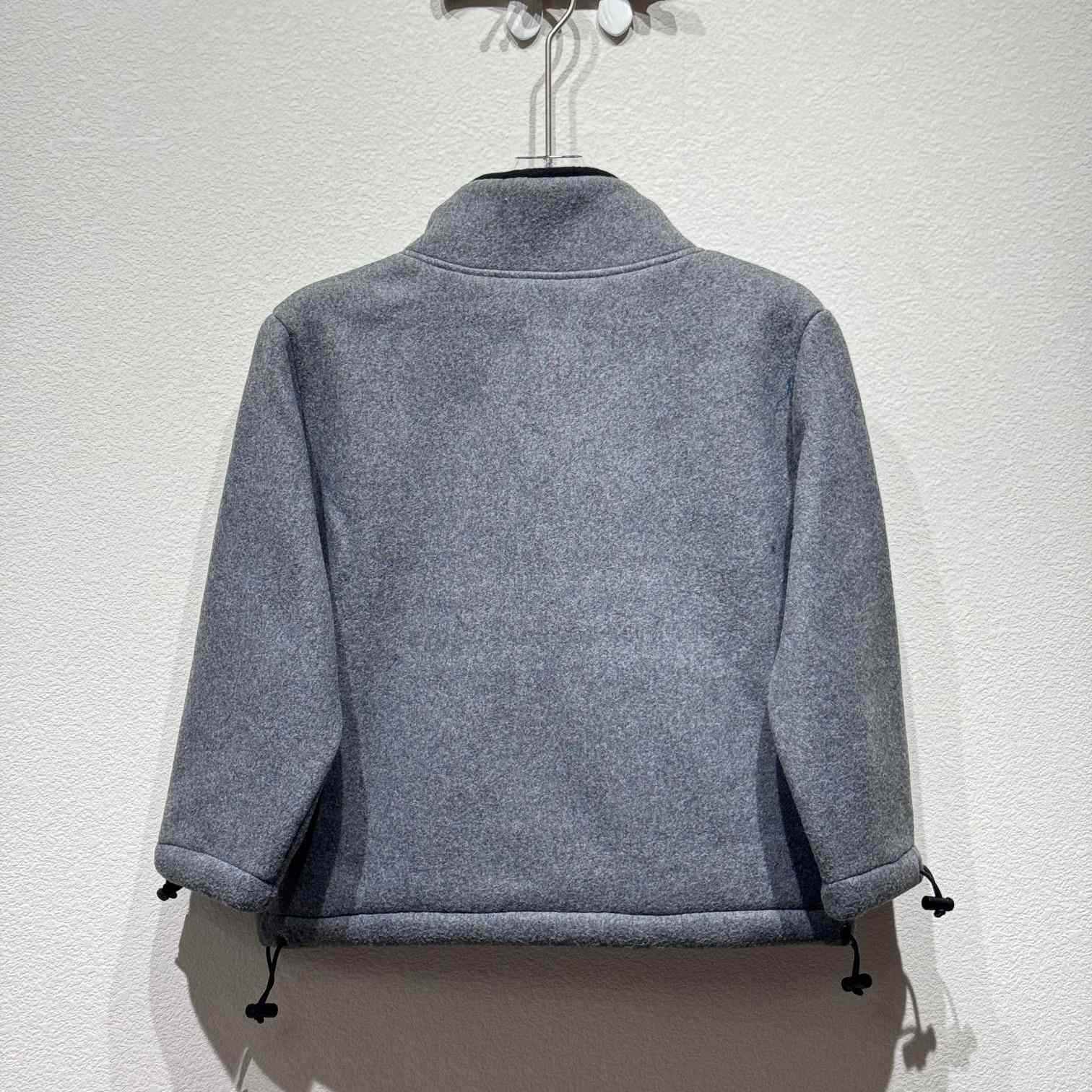 Miu Miu Logo-embroidered Fleece Sweatshirt - FashionPlug