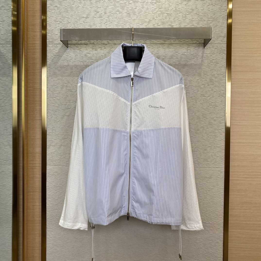 Christian Dior Couture Two-Material Zipped Shirt - FashionPlug
