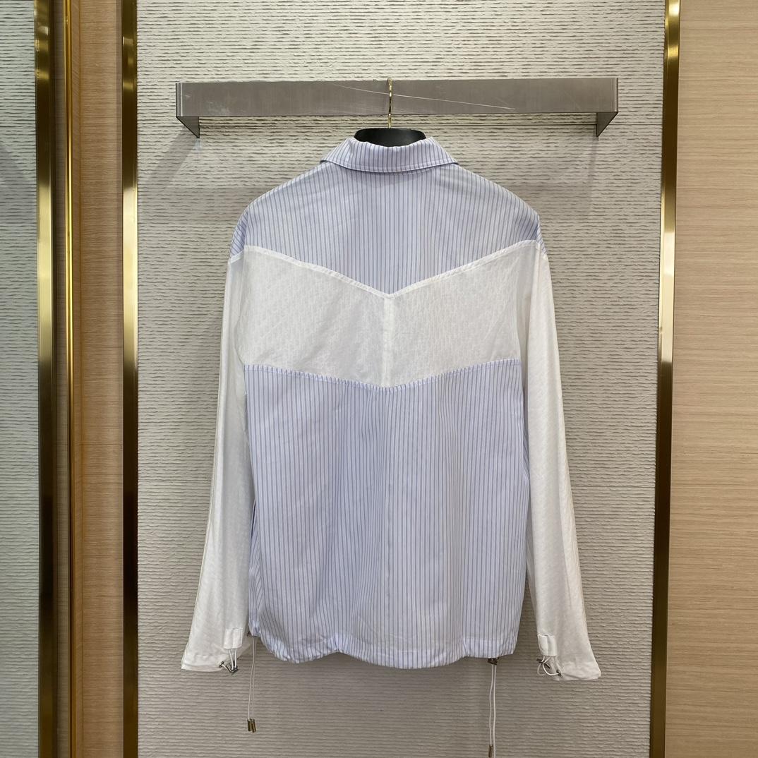Christian Dior Couture Two-Material Zipped Shirt - FashionPlug