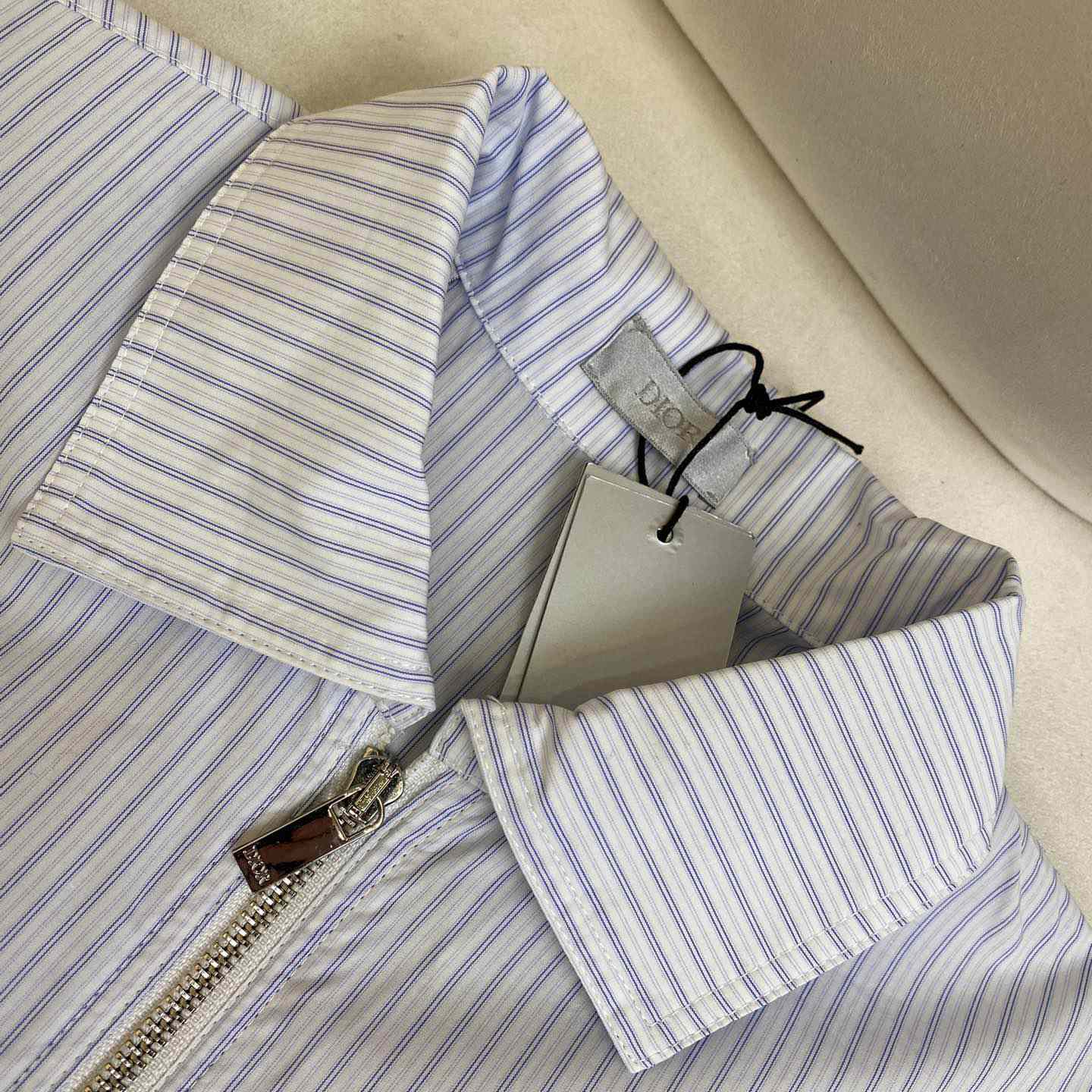 Christian Dior Couture Two-Material Zipped Shirt - FashionPlug