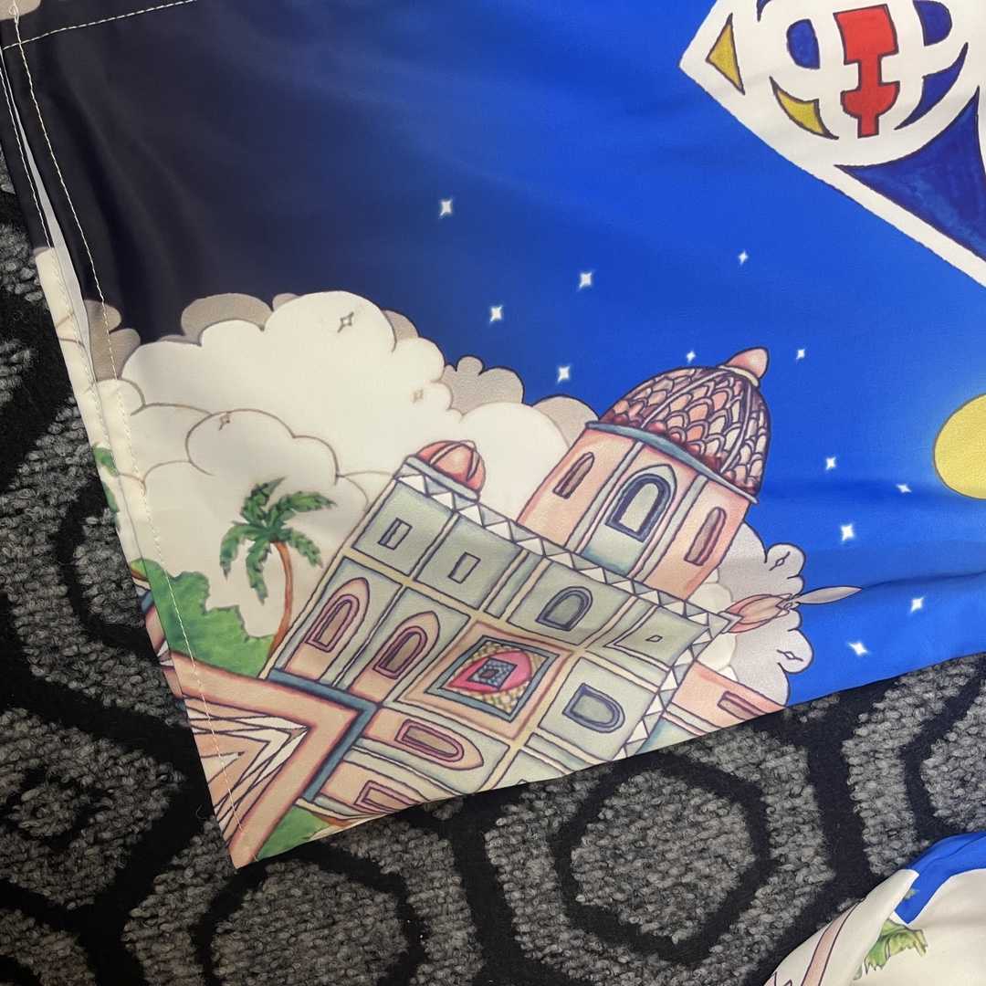 Casablanca Le Dimension Illustration Style-print Shirt - FashionPlug
