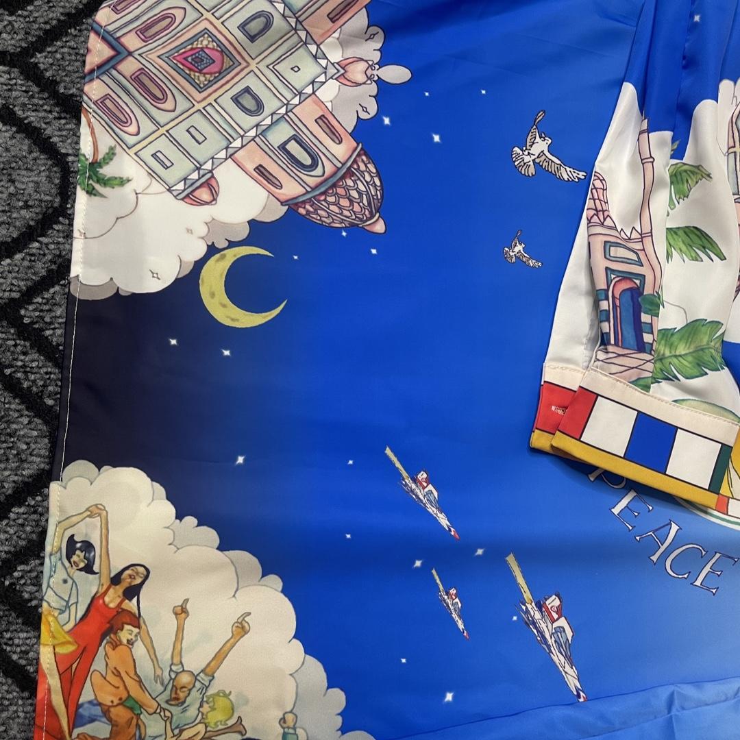 Casablanca Le Dimension Illustration Style-print Shirt - FashionPlug