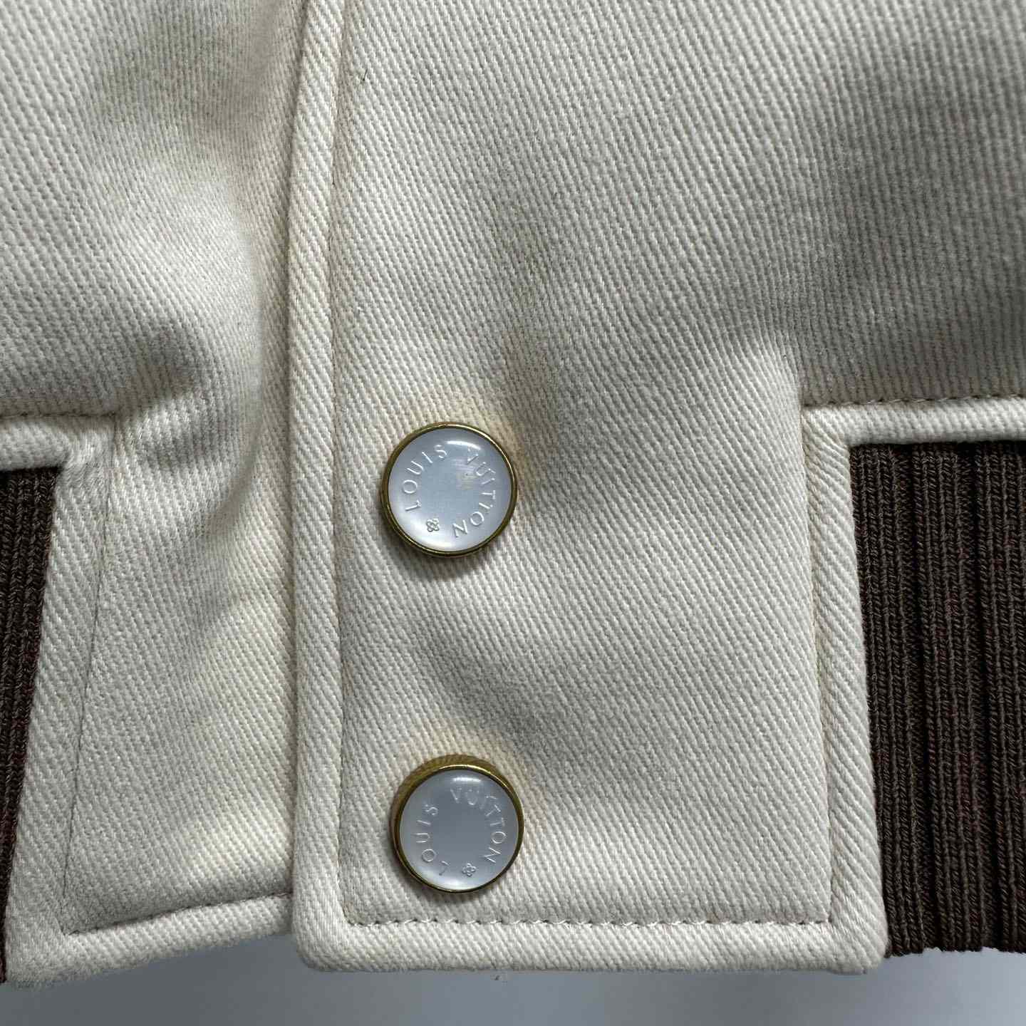 Louis Vuitton Embroidered Ostrich Varsity Jacket   1AFQLX - FashionPlug