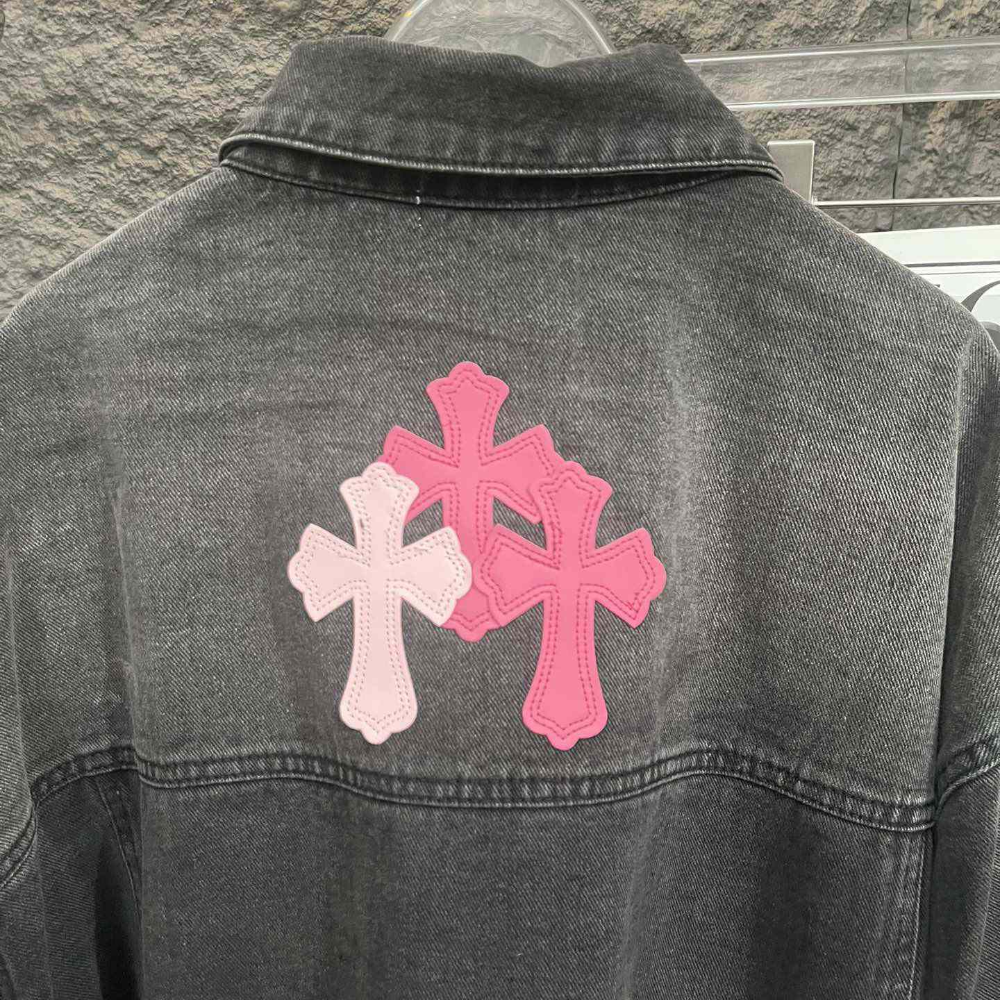Chrome Hearts Denim Jacket - FashionPlug