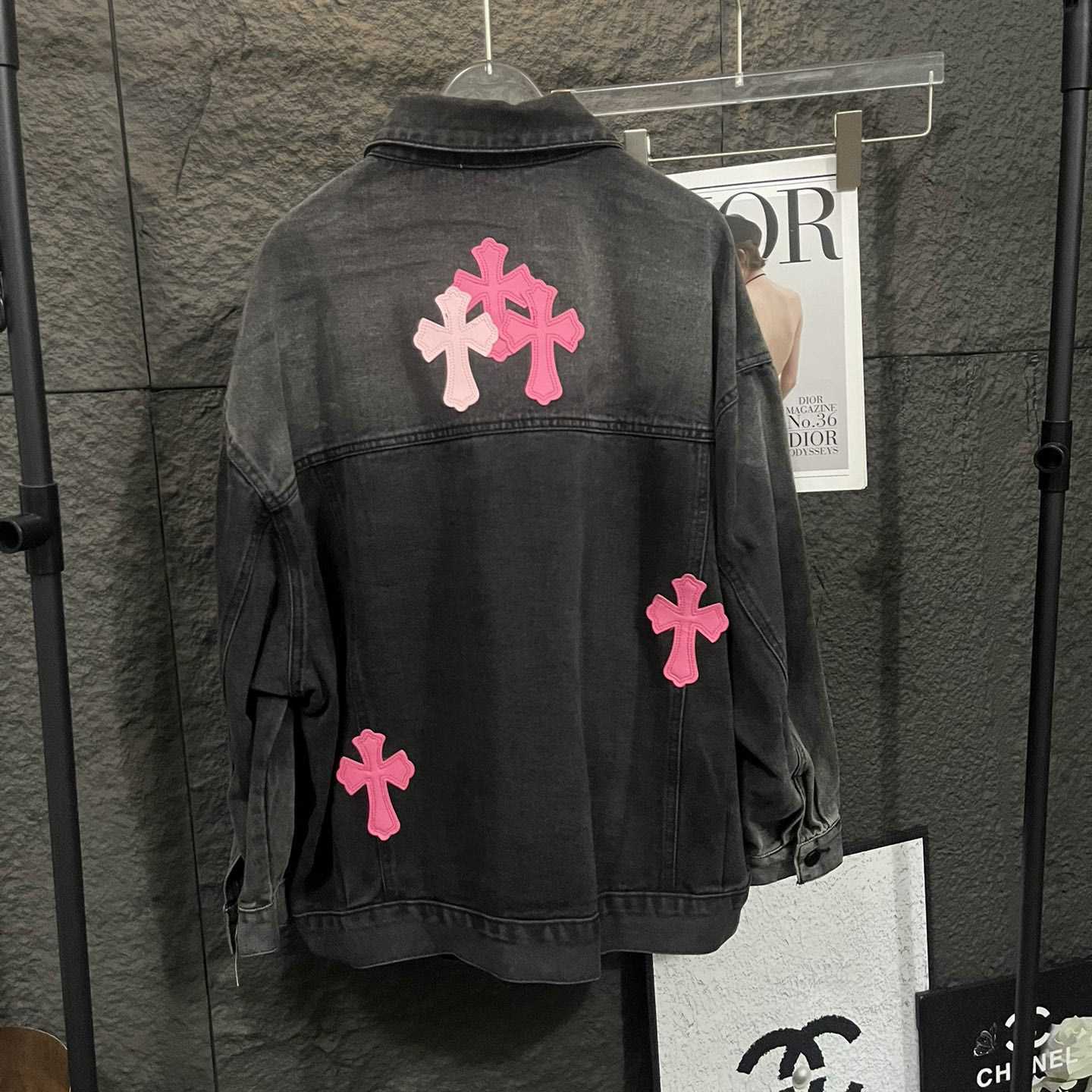 Chrome Hearts Denim Jacket - FashionPlug