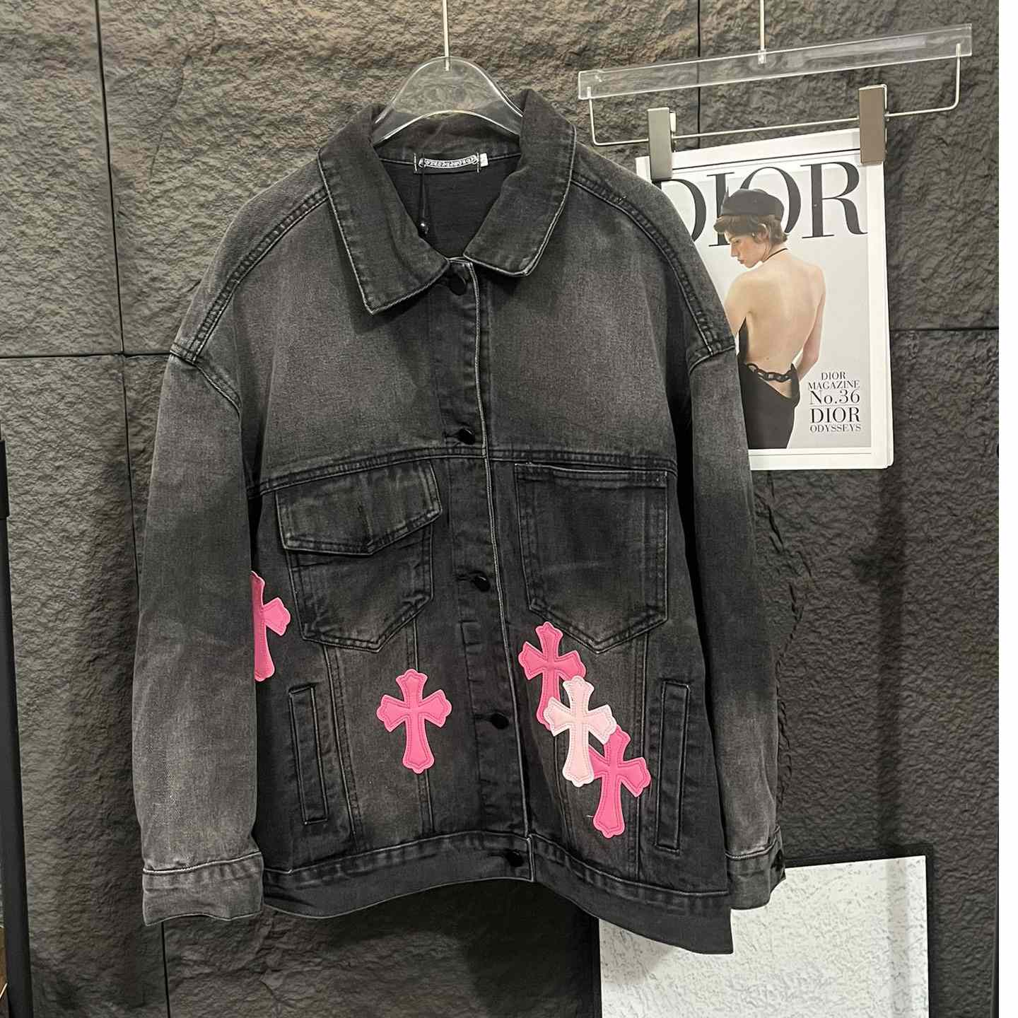 Chrome Hearts Denim Jacket - FashionPlug
