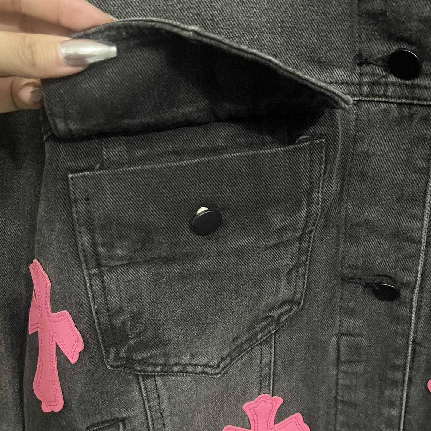 Chrome Hearts Denim Jacket - FashionPlug