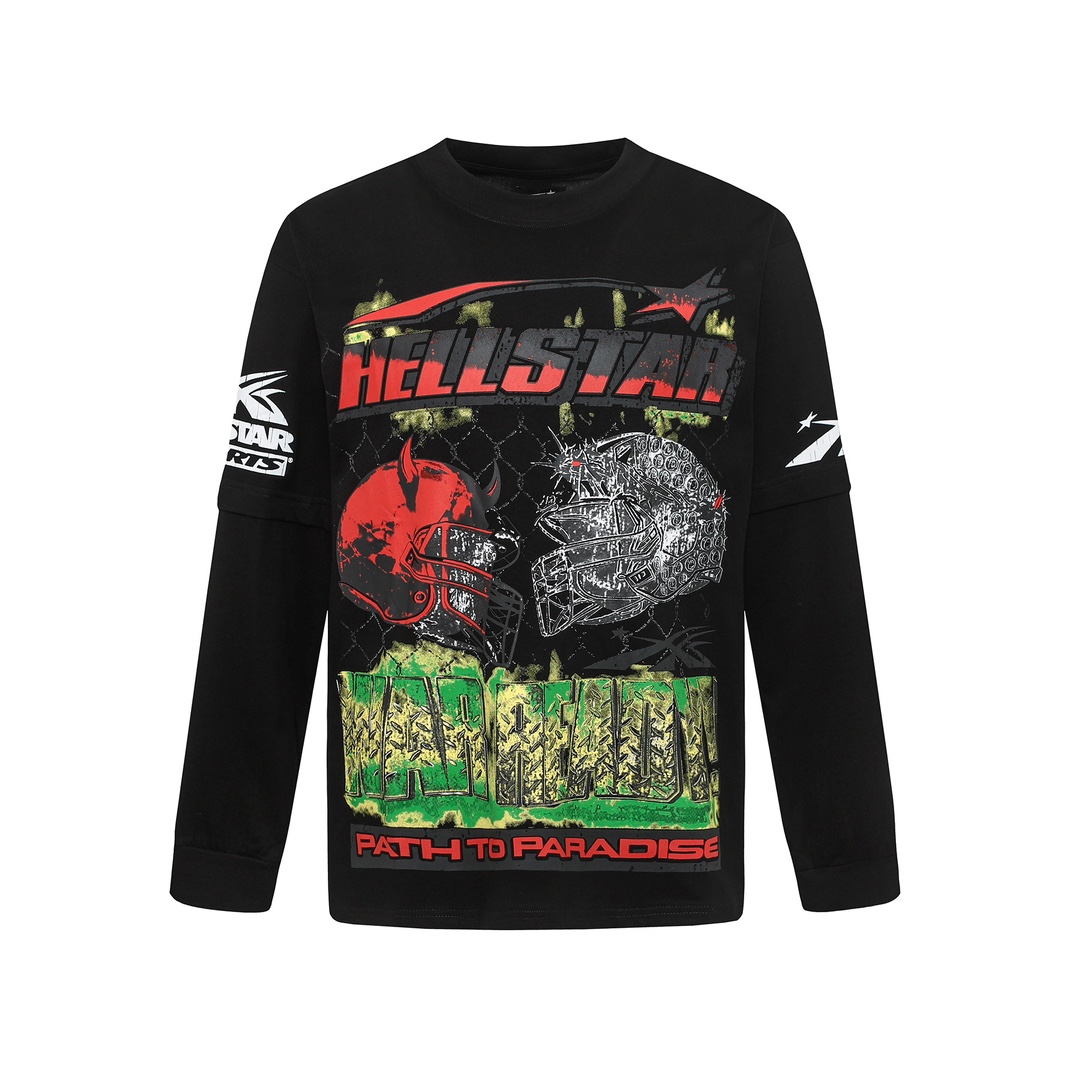 Hellstar War Ready! Long Sleeve T-Shirt - FashionPlug