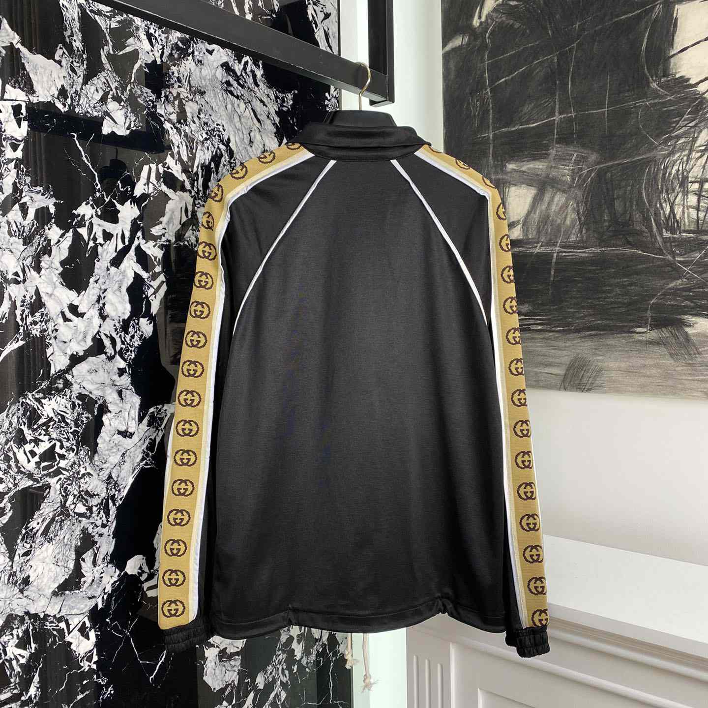 Gucci Oversize Technical Jersey Jacket - FashionPlug