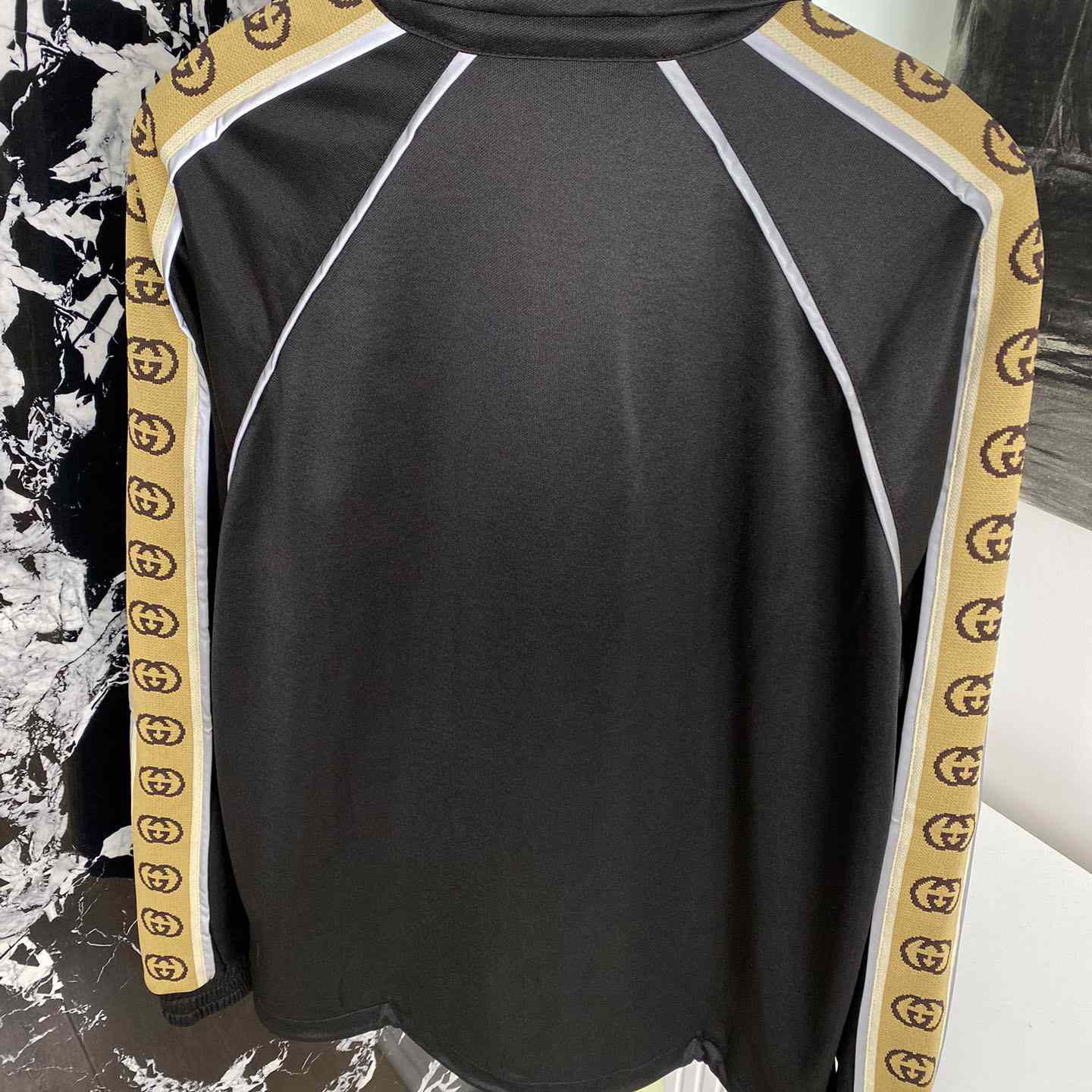 Gucci Oversize Technical Jersey Jacket - FashionPlug