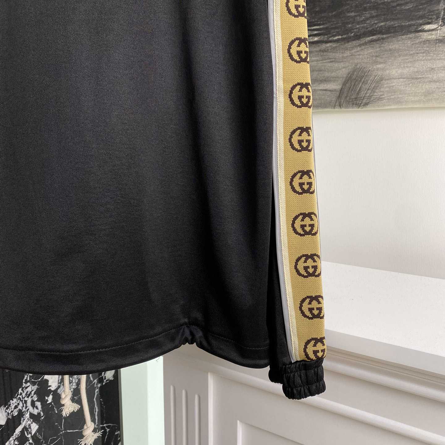 Gucci Oversize Technical Jersey Jacket - FashionPlug