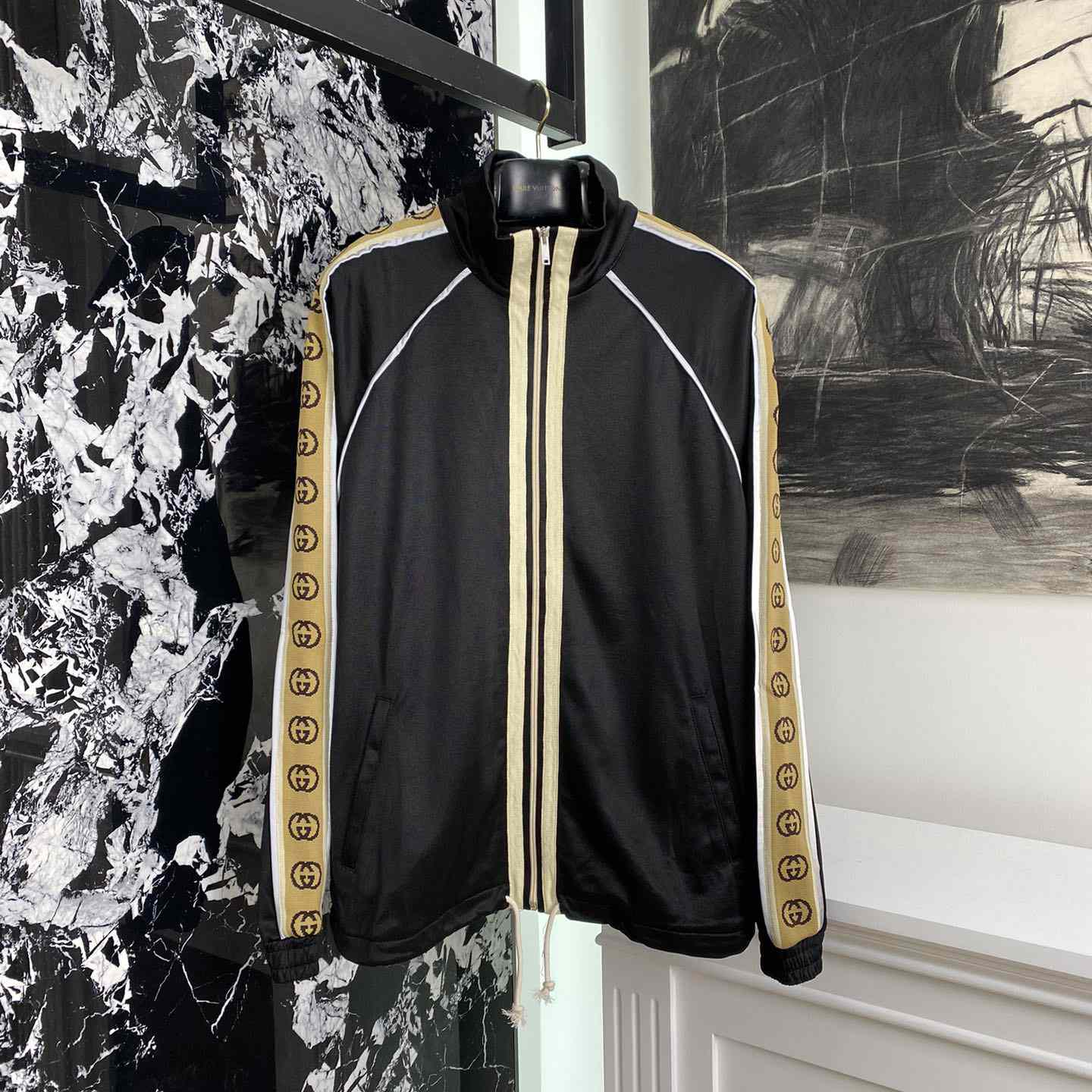 Gucci Oversize Technical Jersey Jacket - FashionPlug