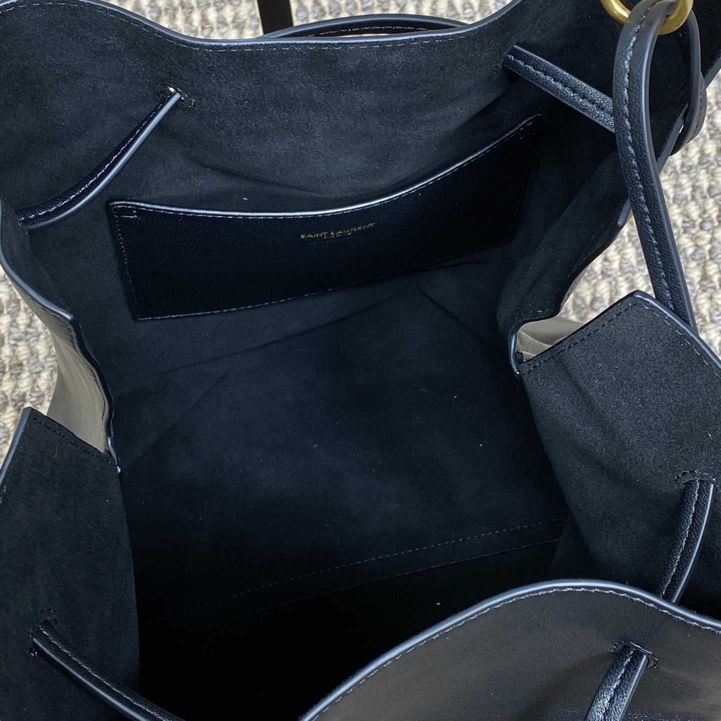 Saint Laurent Paris Vii Pochon In Lambskin  - FashionPlug