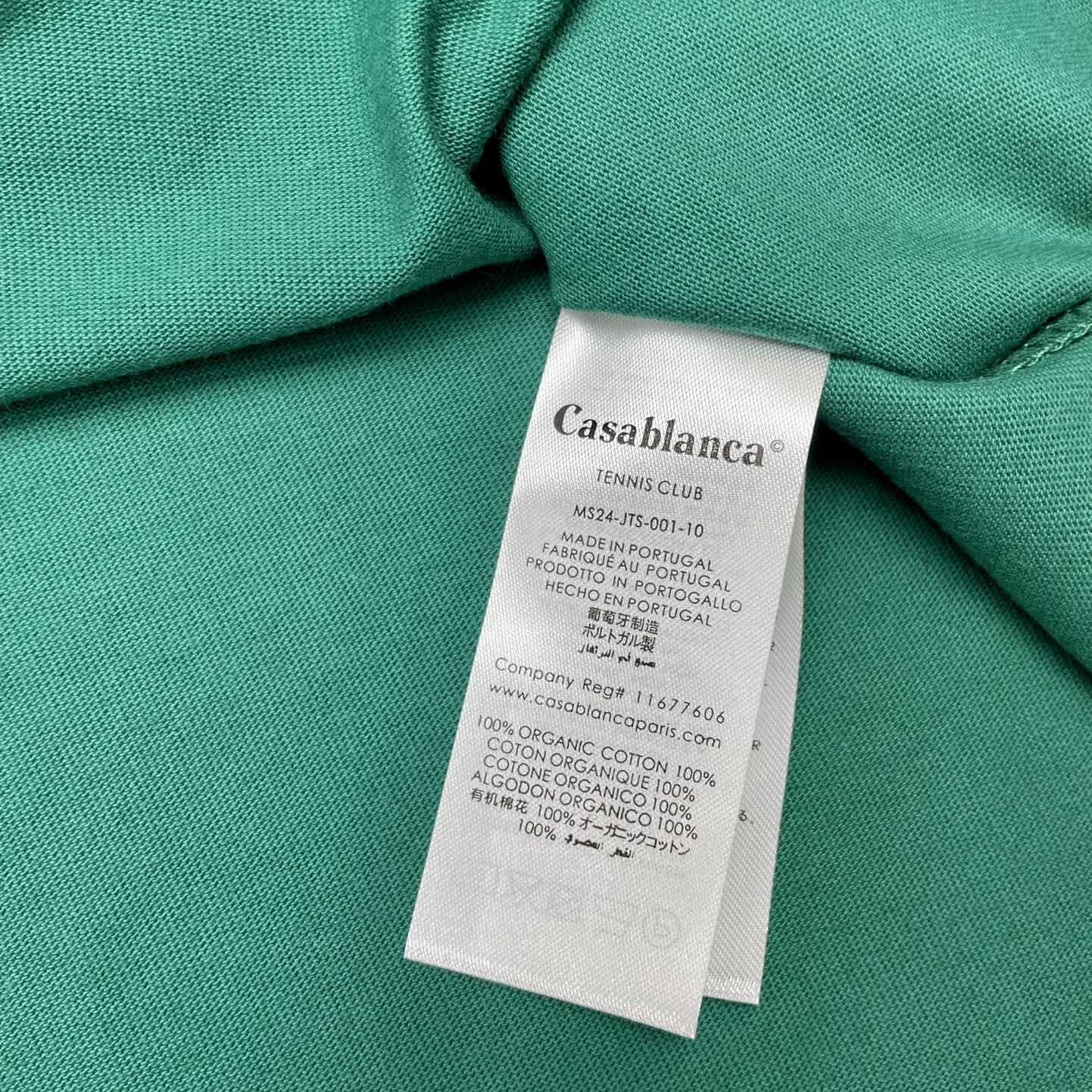 Casablanca Cotton T-Shirt   C909 - FashionPlug
