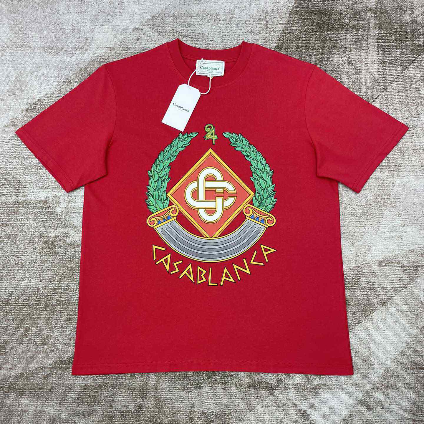 Casablanca Casa Crest Tee   C925 - FashionPlug