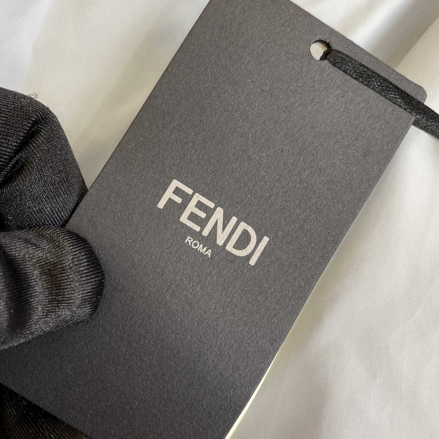 Fendi Windbreaker White Nylon Windbreaker Jacket - FashionPlug