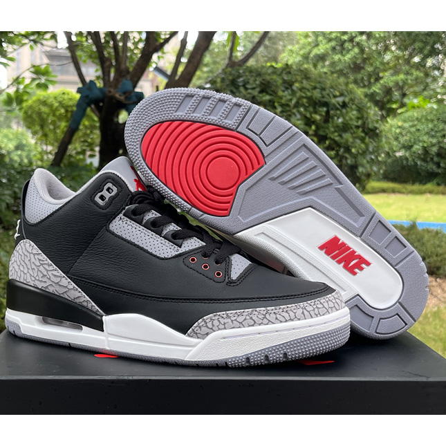 Air Jordan 3 “Black Cement Basketball Shoes     DN3707-010 - FashionPlug