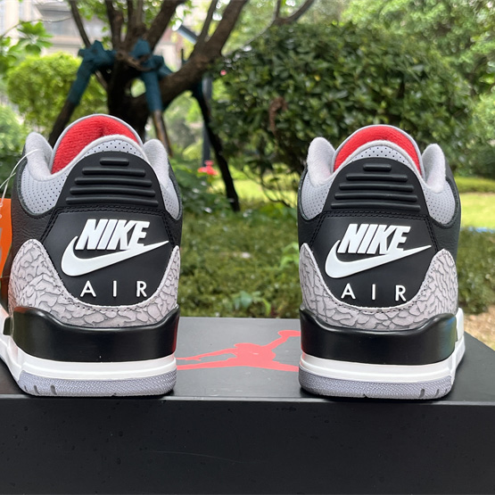 Air Jordan 3 “Black Cement Basketball Shoes     DN3707-010 - FashionPlug
