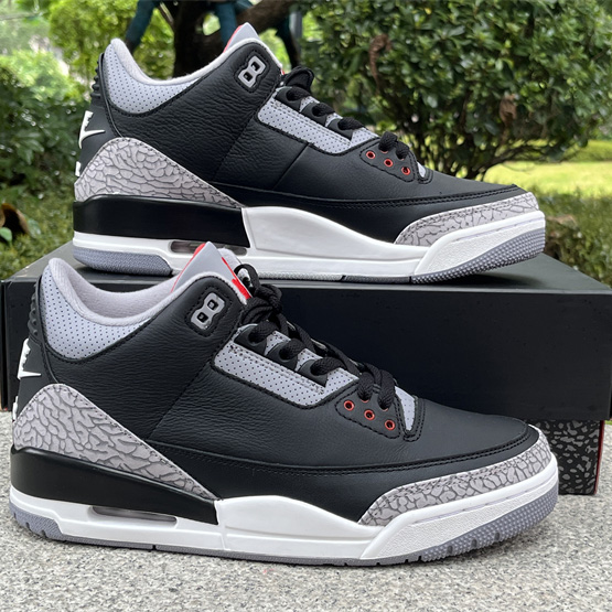 Air Jordan 3 “Black Cement Basketball Shoes     DN3707-010 - FashionPlug