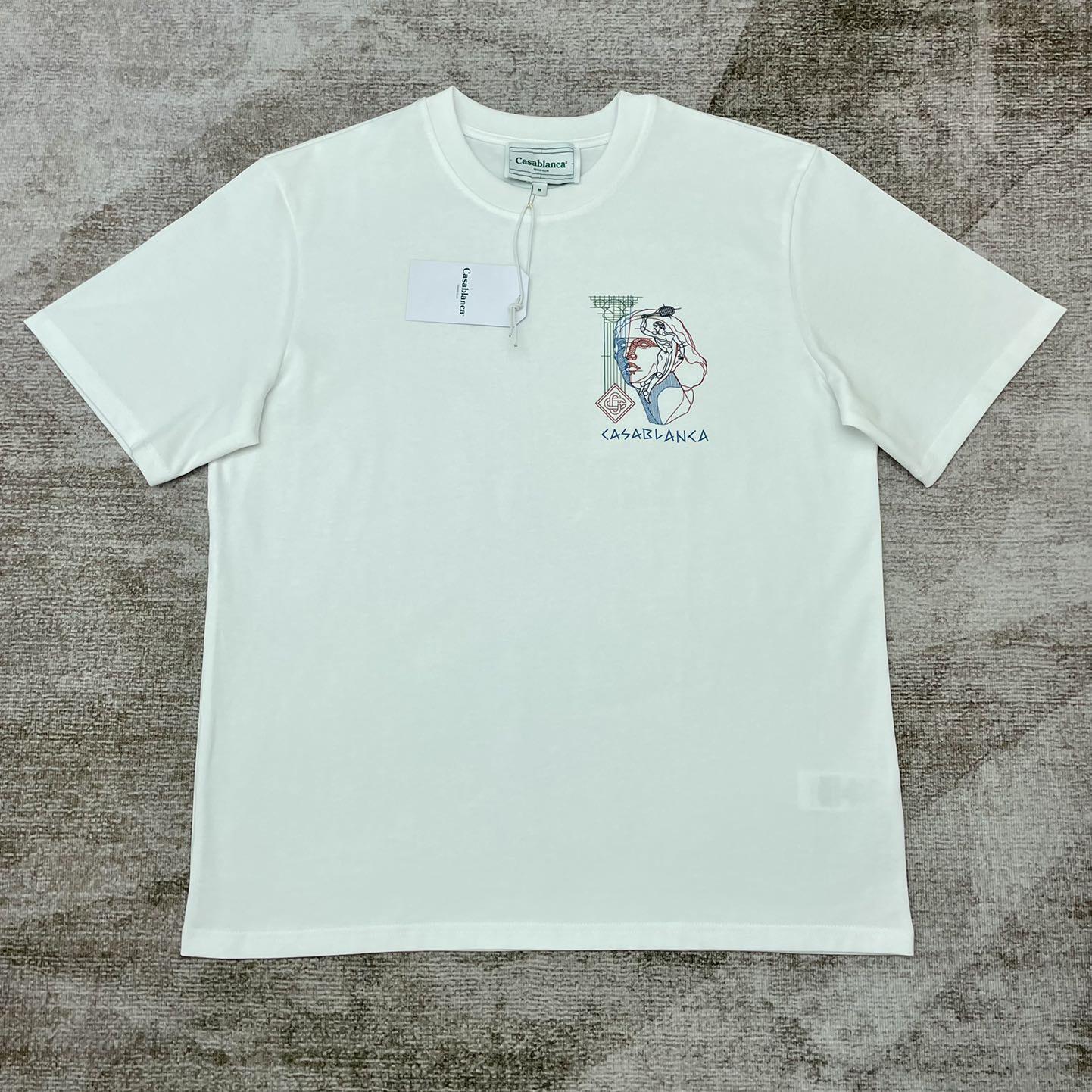Casablanca Tennis Play In Progress T-shirt   C900 - FashionPlug