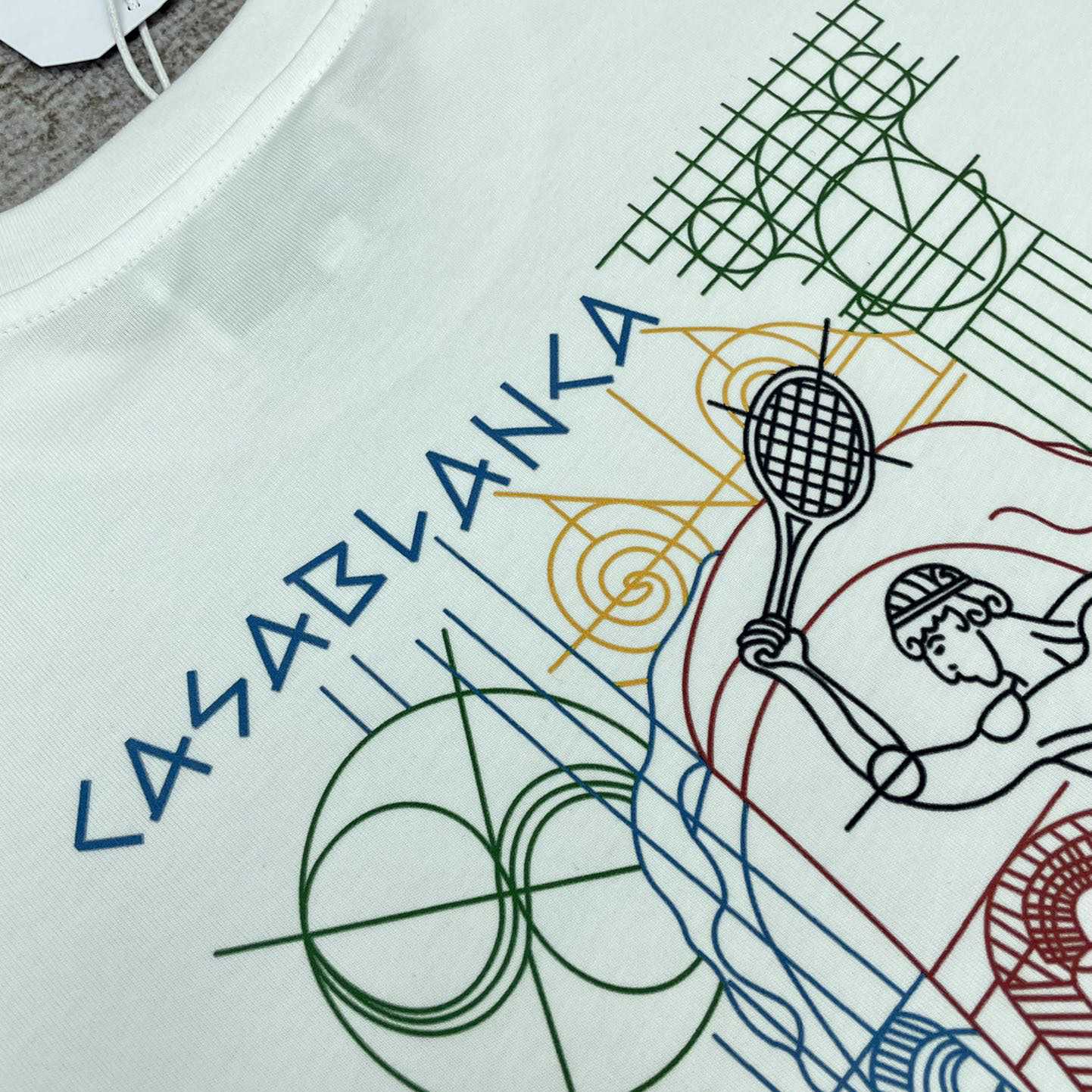 Casablanca Tennis Play In Progress T-shirt   C900 - FashionPlug