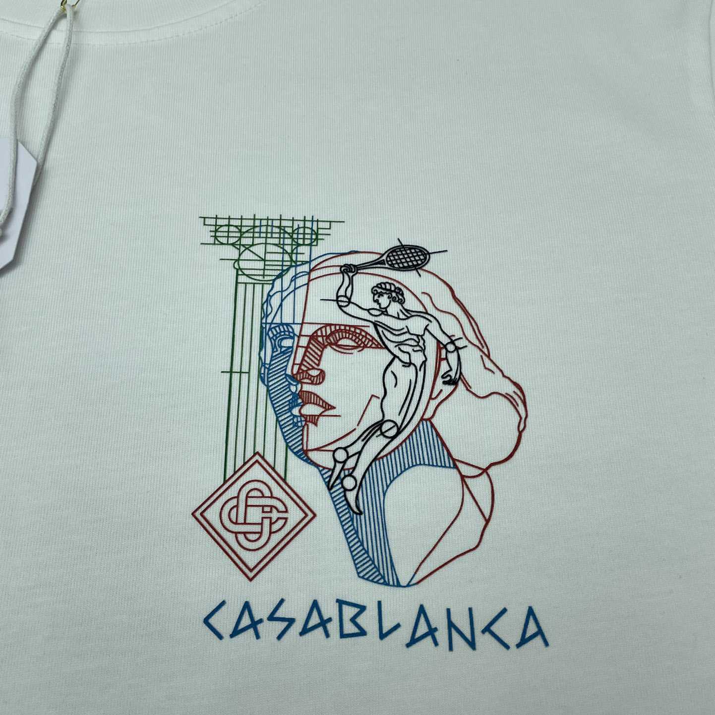Casablanca Tennis Play In Progress T-shirt   C900 - FashionPlug