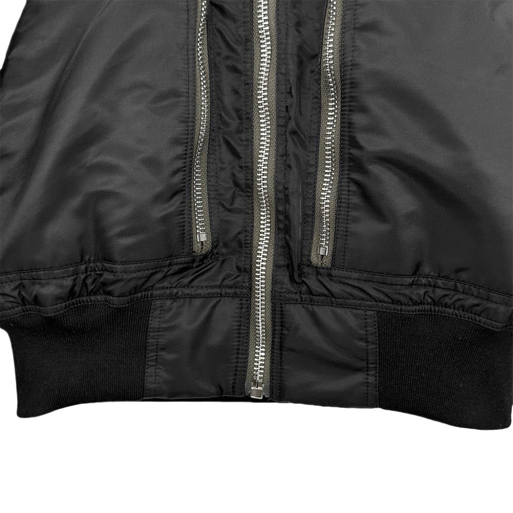 Rick Owens Bauhaus Flight Bomber Jacket  - FashionPlug