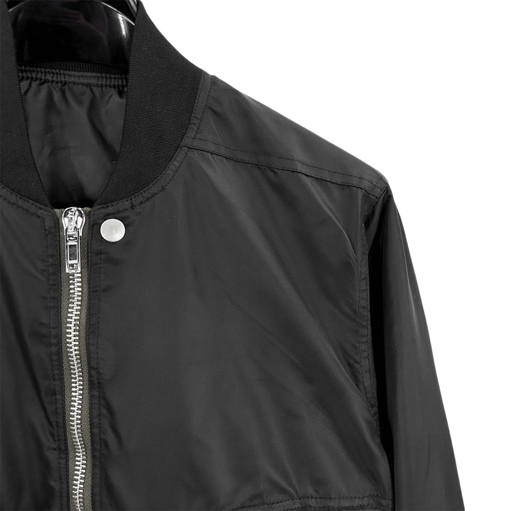 Rick Owens Bauhaus Flight Bomber Jacket  - FashionPlug