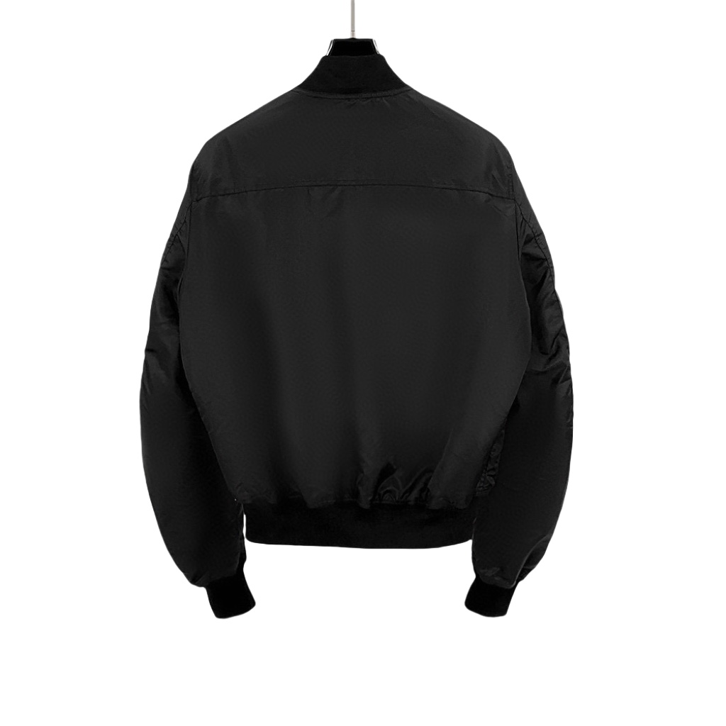 Rick Owens Bauhaus Flight Bomber Jacket  - FashionPlug