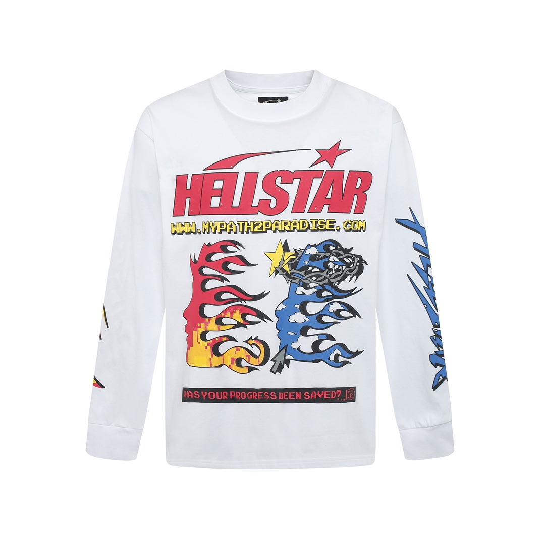 Hellstar Pixel Long Sleeve T-Shirt - FashionPlug
