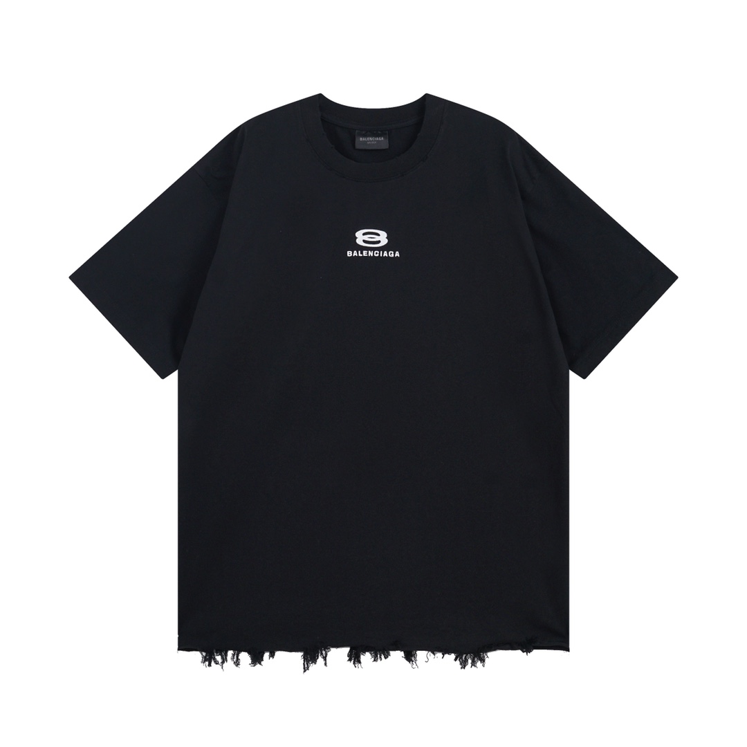 Balenciaga BB Classic Balenciaga Cropped T-Shirt - FashionPlug