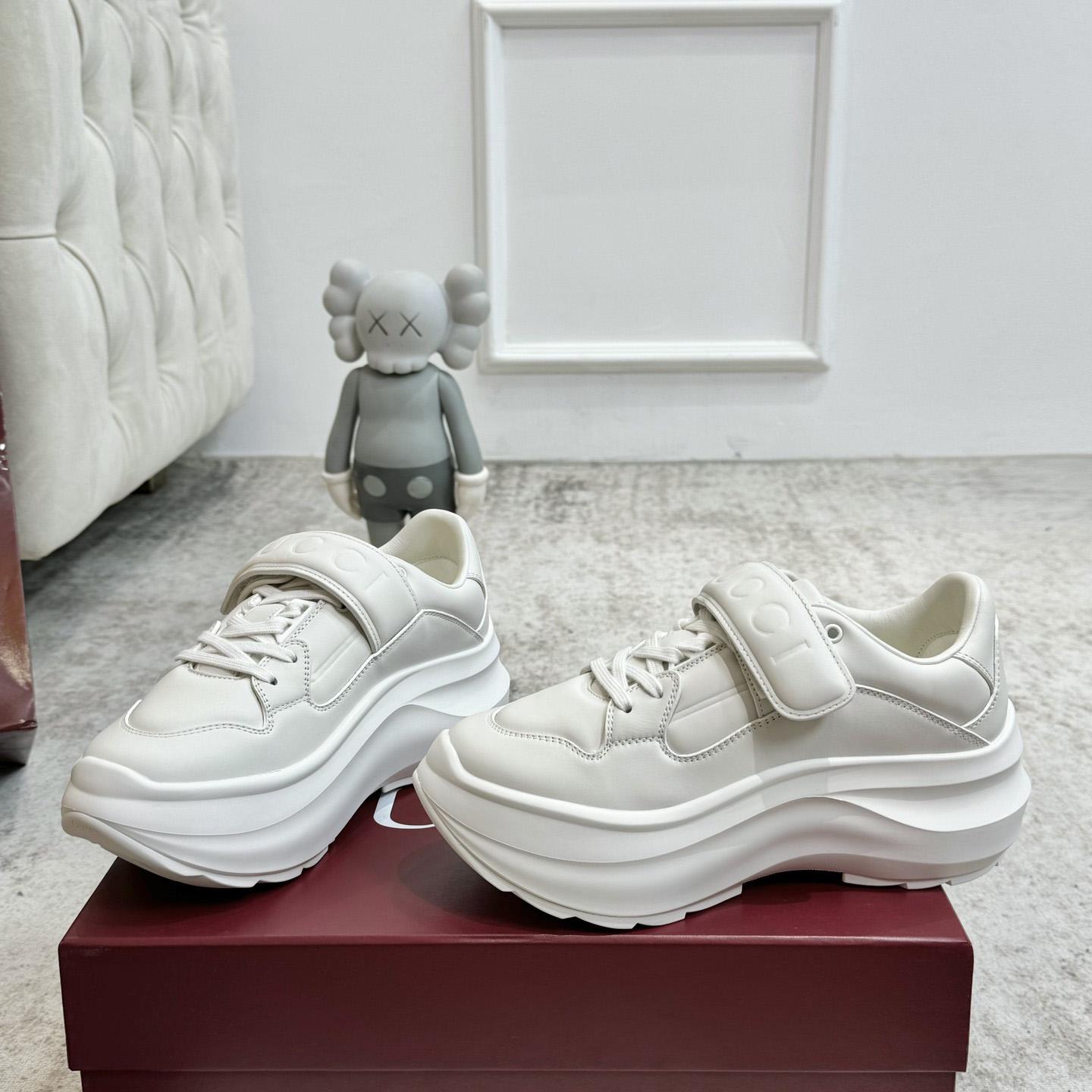 Gucci Women's Gucci Wave Wedge Sneaker - FashionPlug