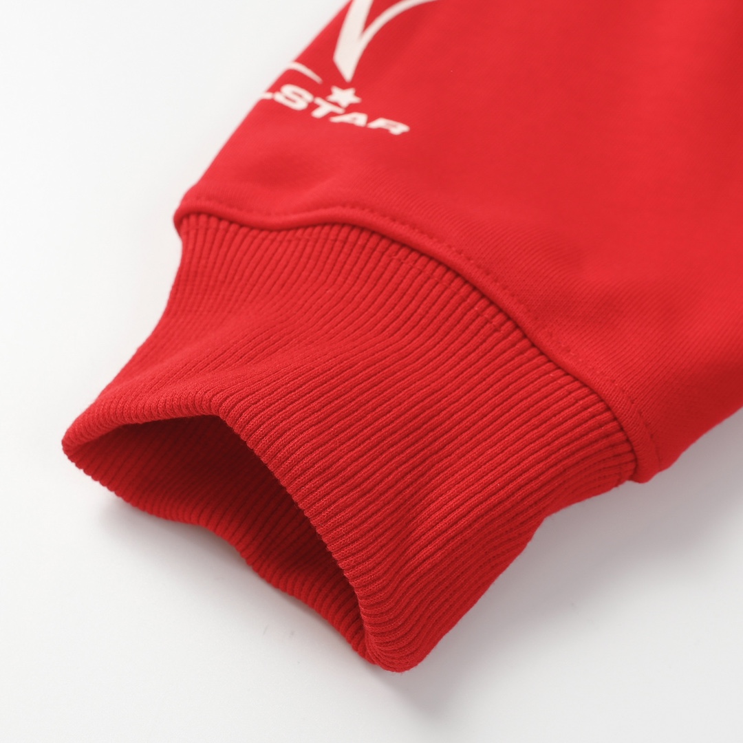 Hellstar Records Red Hoodie - FashionPlug