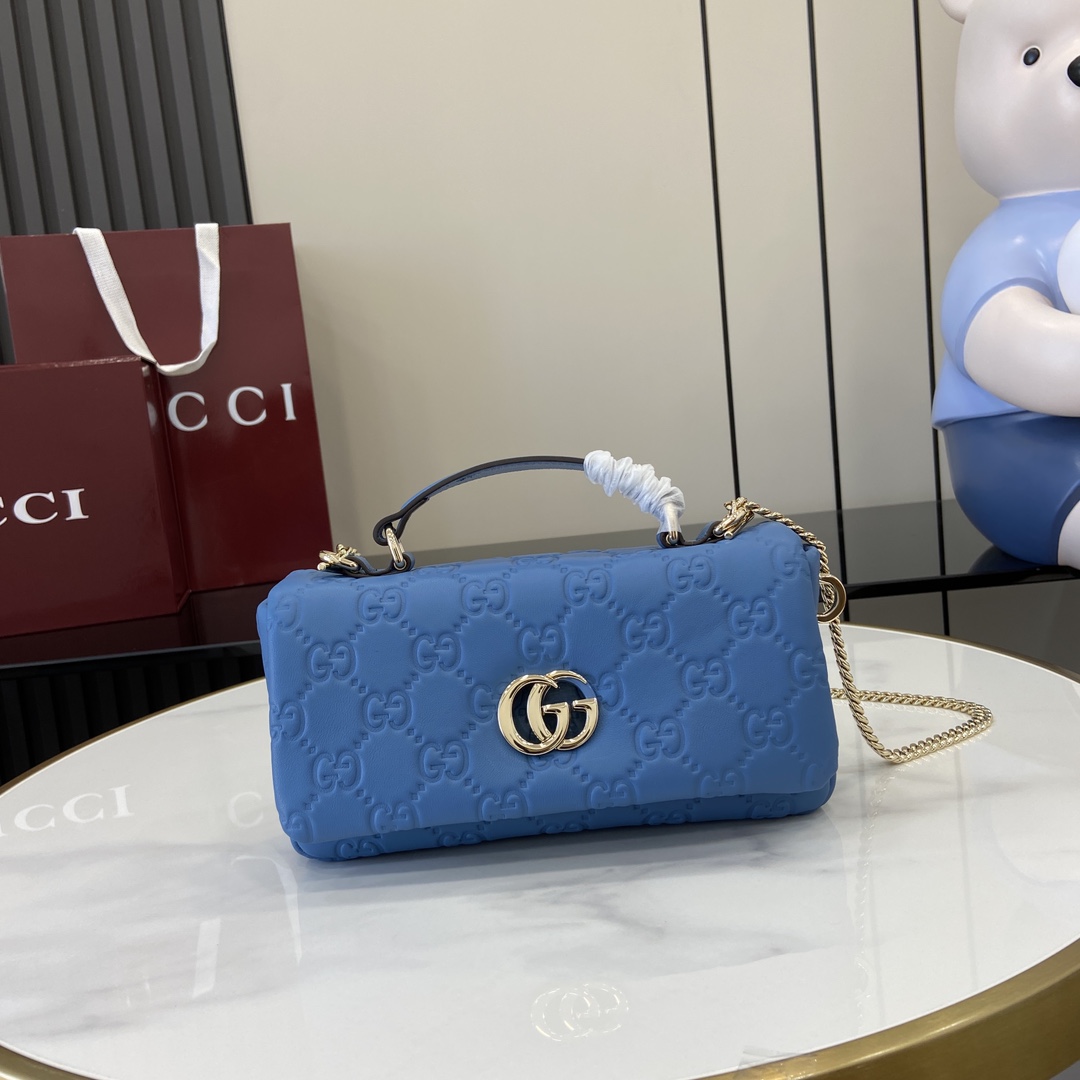 Gucci GG Milano Mini Top Handle Bag - FashionPlug