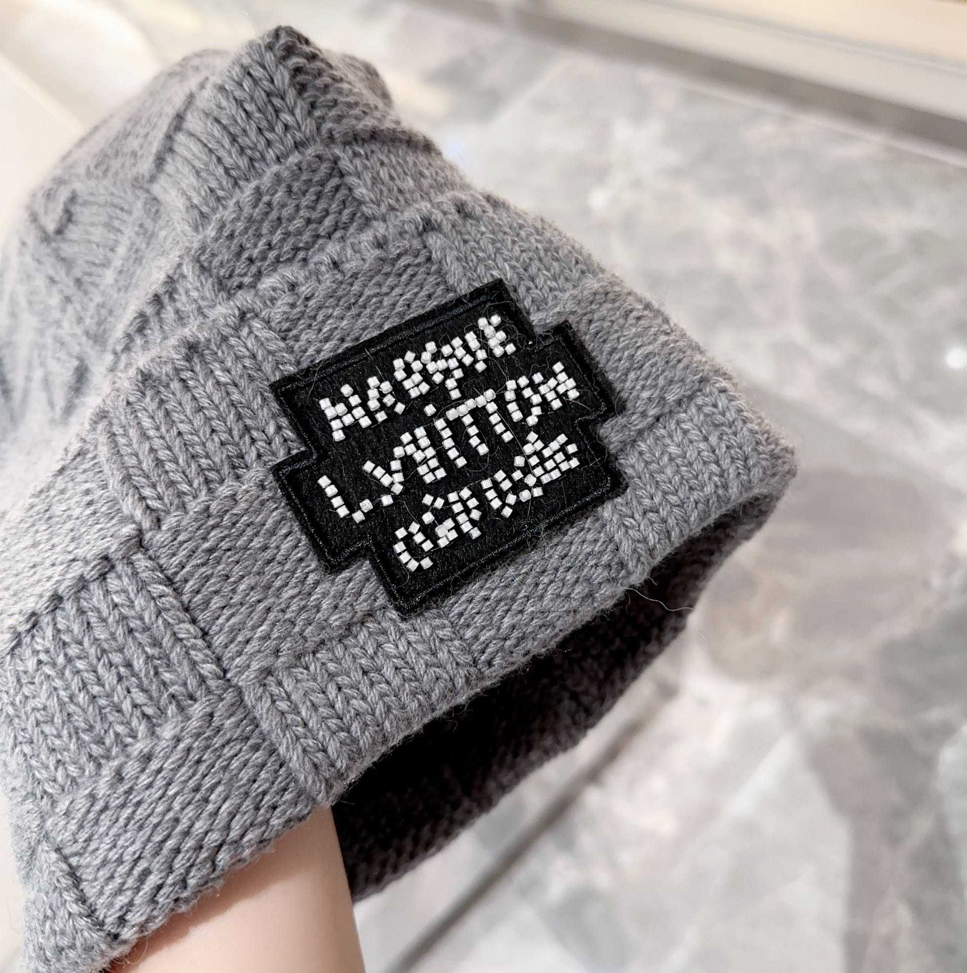 Louis Vuitton Pearls Beanie - FashionPlug