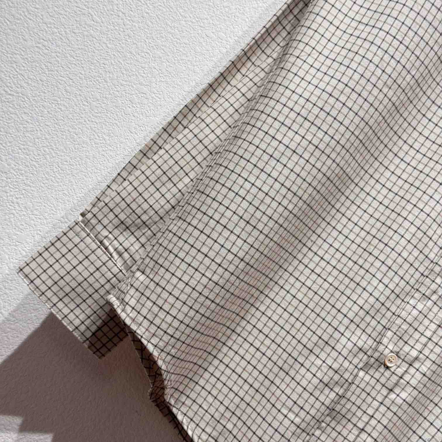 Celine Logo-Embroidered Checked Cotton Shirt - FashionPlug