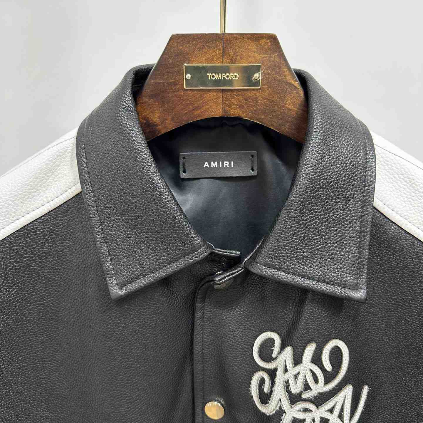 Amiri MA Swirl Band Jacket 'Black' - FashionPlug