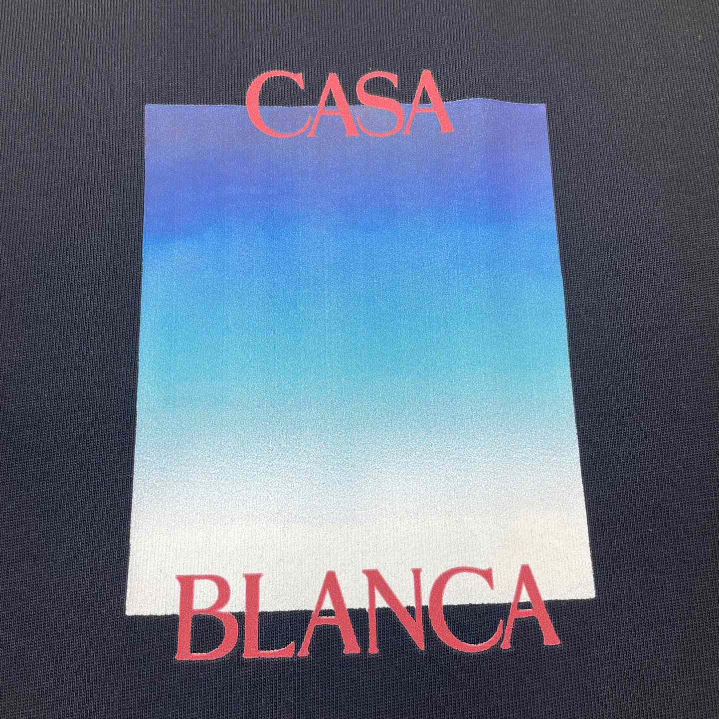 Casablanca Gradient Casa Logo T-shirt     C916 - FashionPlug