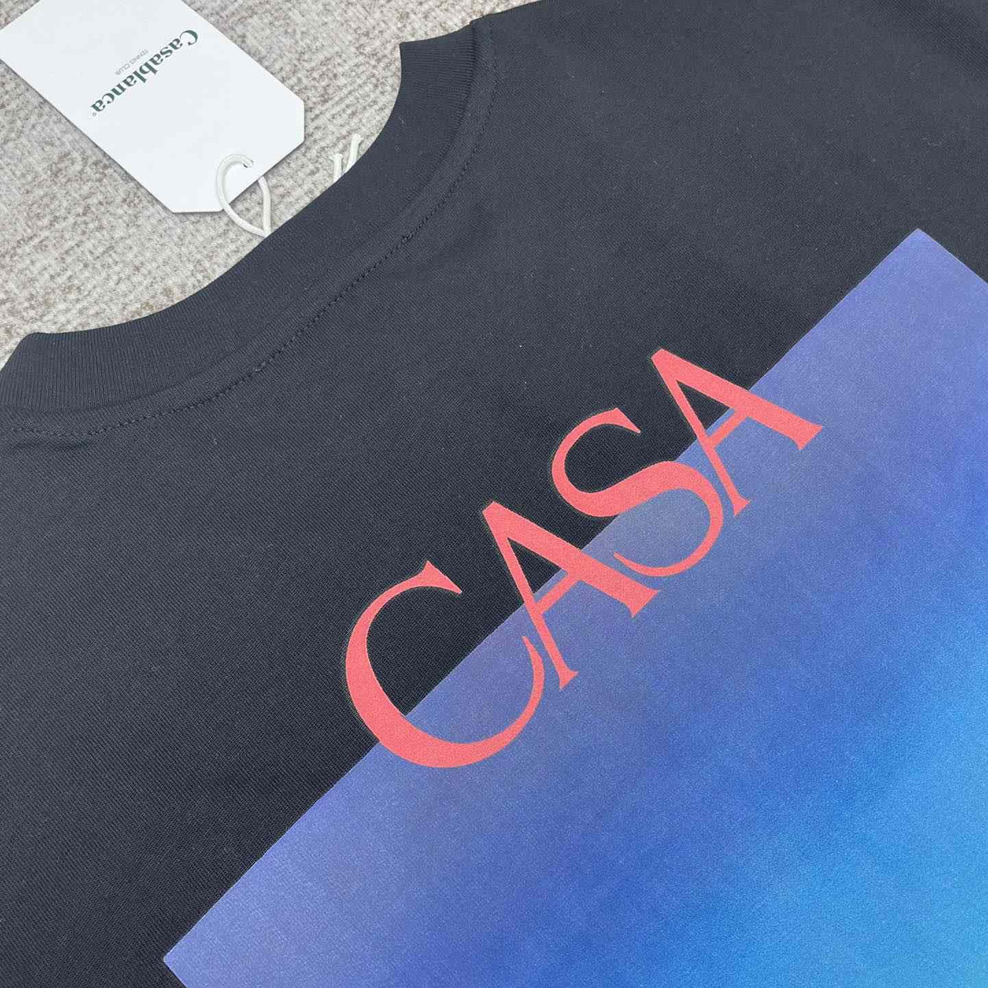 Casablanca Gradient Casa Logo T-shirt     C916 - FashionPlug