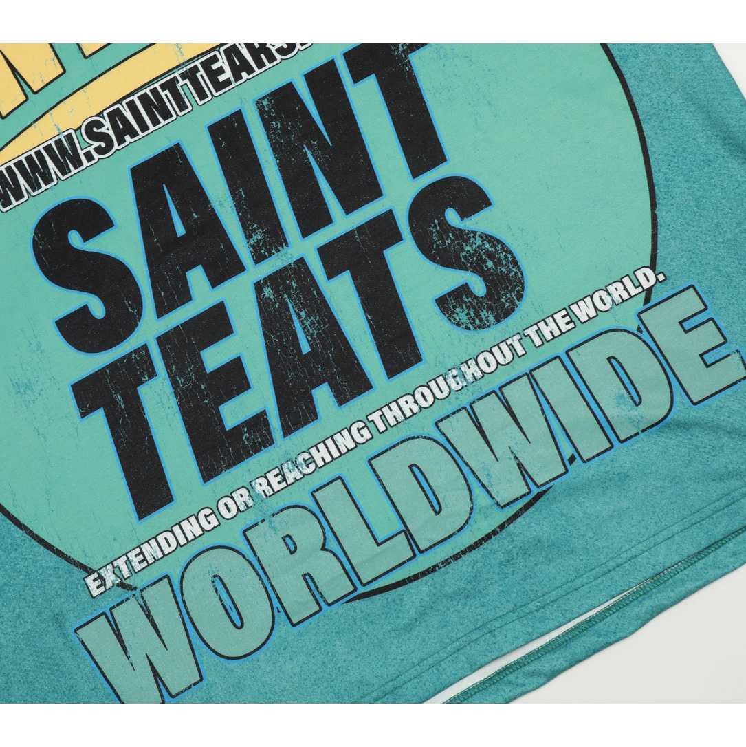 Saint Michael Tears Long Sleeve T-Shirt - FashionPlug