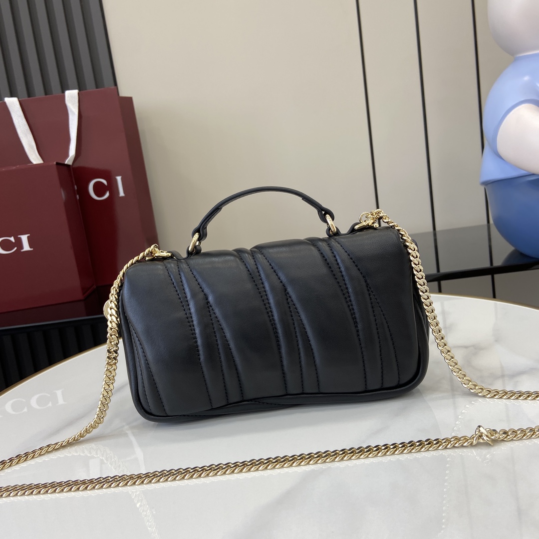 Gucci GG Milano Mini Top Handle Bag - FashionPlug