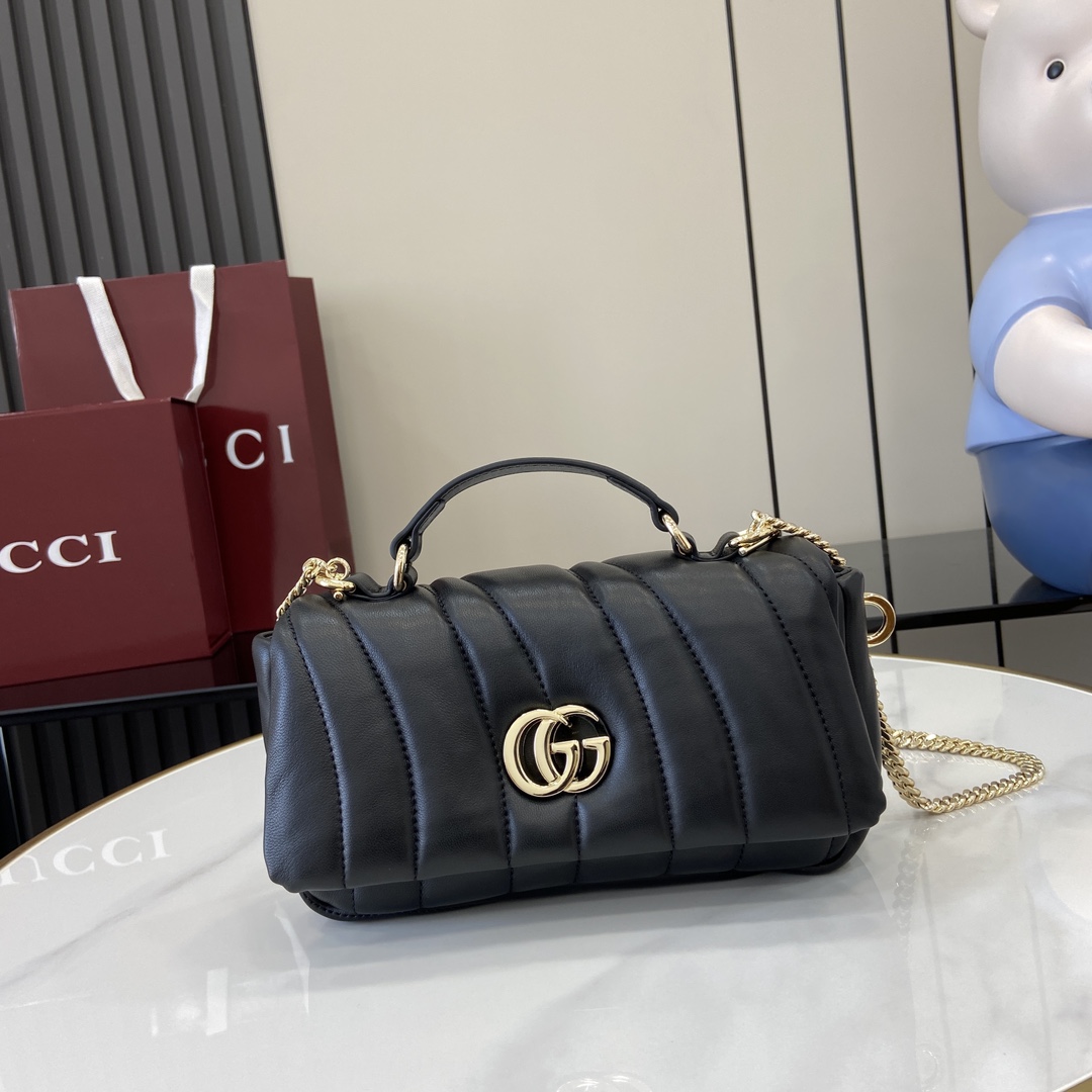Gucci GG Milano Mini Top Handle Bag - FashionPlug