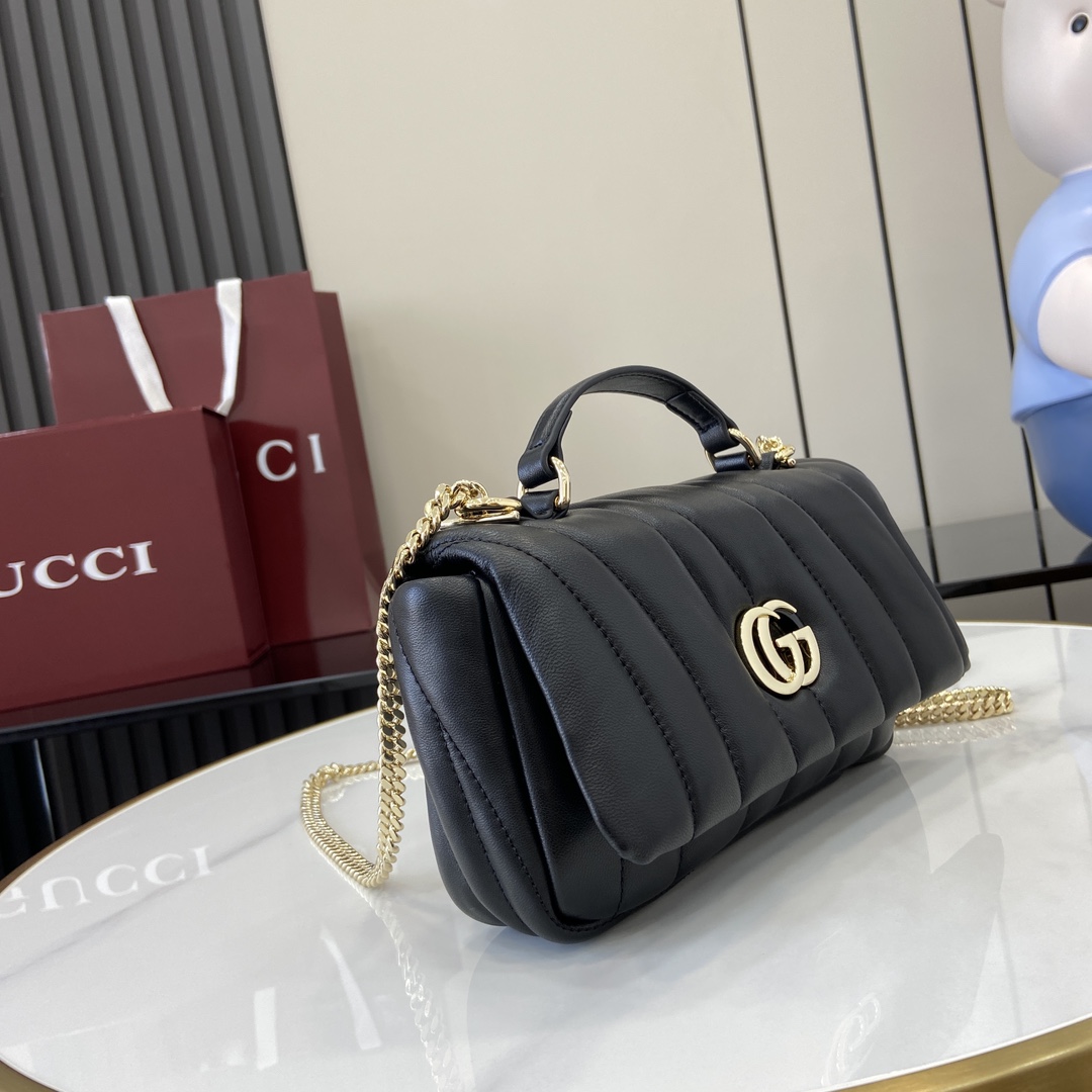 Gucci GG Milano Mini Top Handle Bag - FashionPlug
