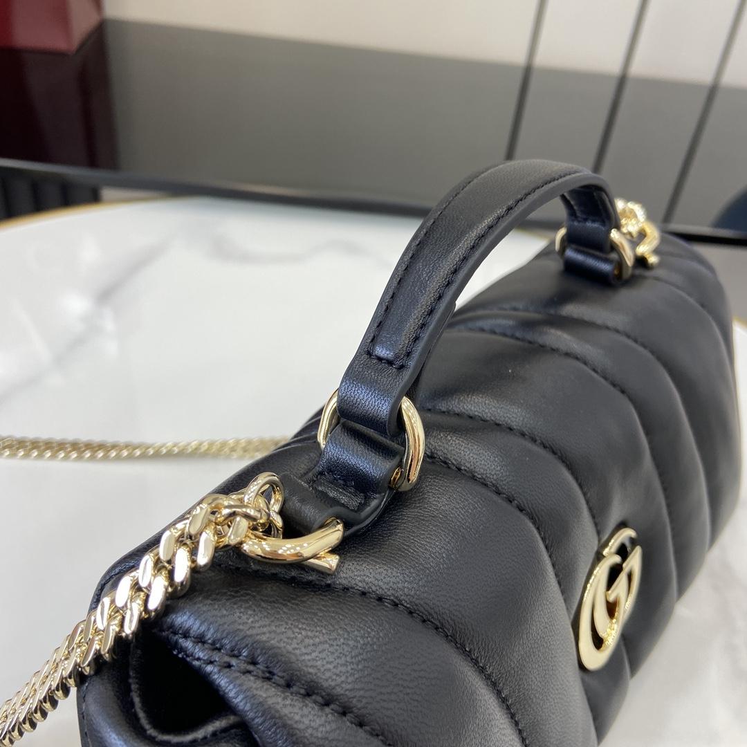 Gucci GG Milano Mini Top Handle Bag - FashionPlug